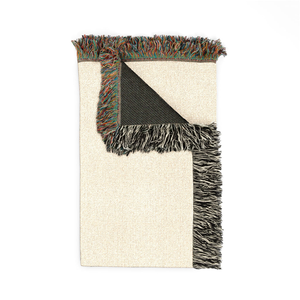 Minimal Monogram Woven Blanket