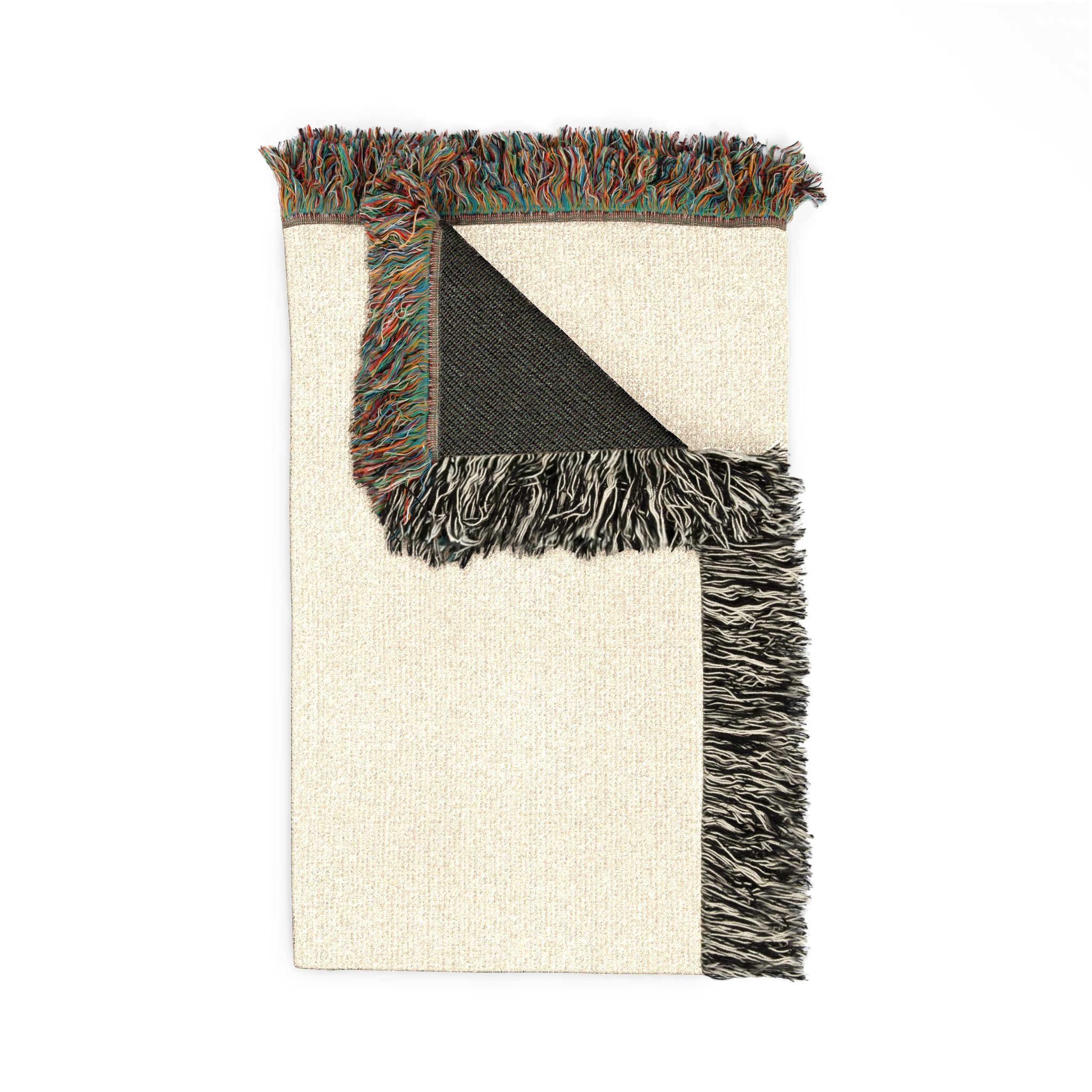 Minimal Monogram Woven Blanket