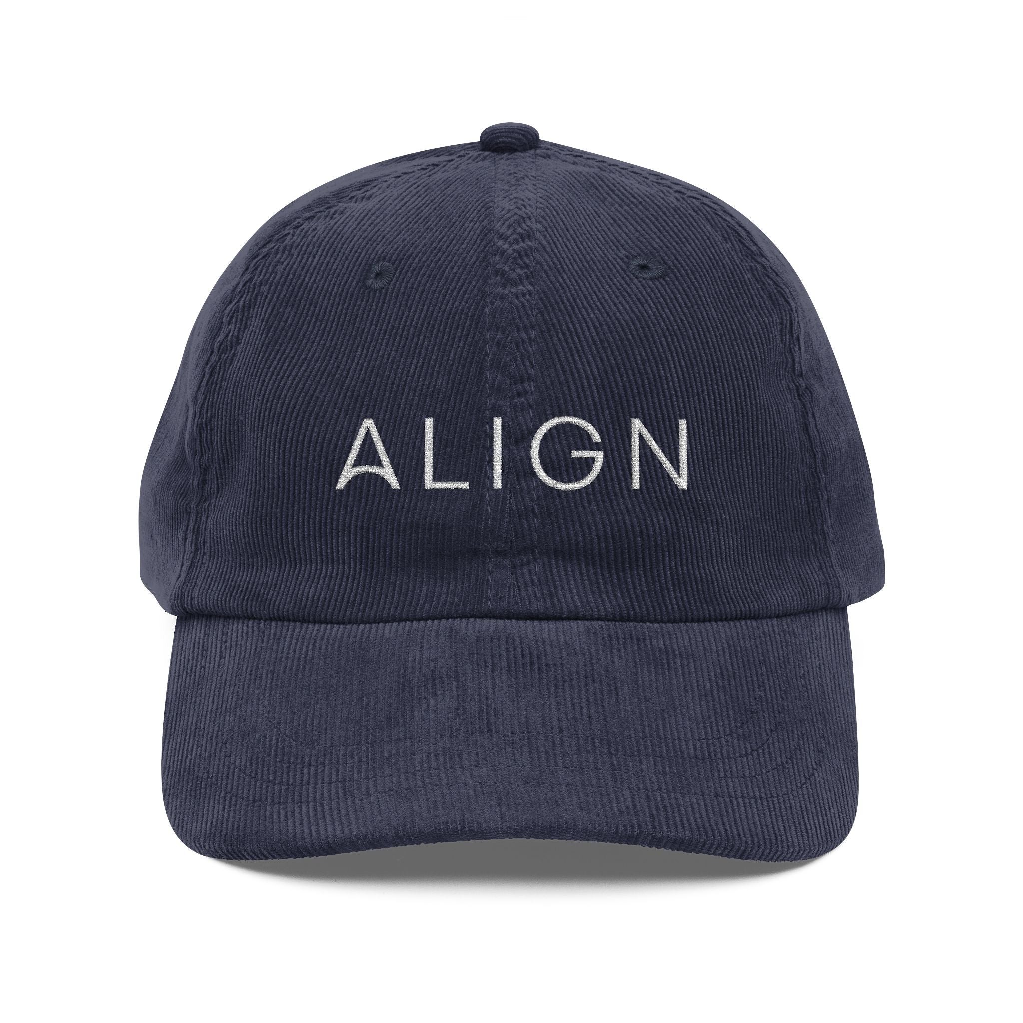 Embroidered Corduroy Cap
