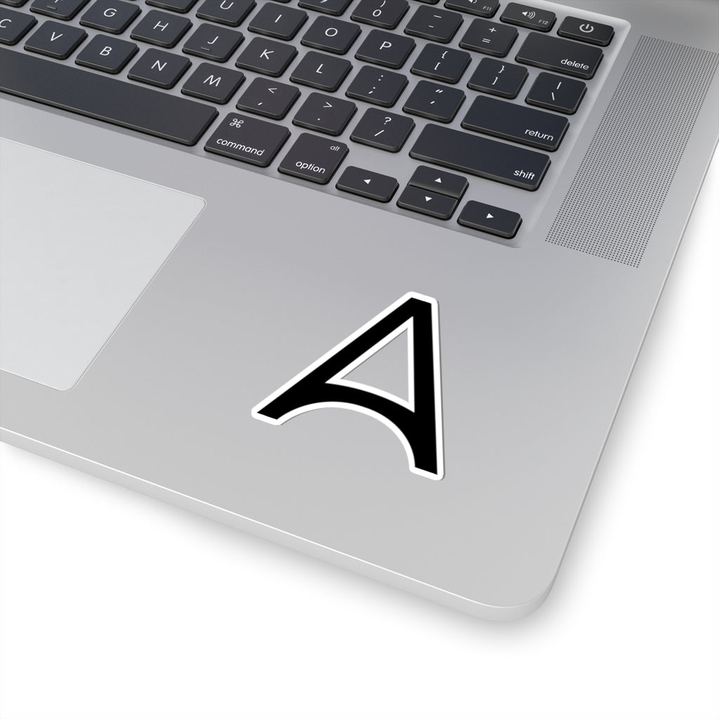 Black "A" Kiss-Cut Sticker
