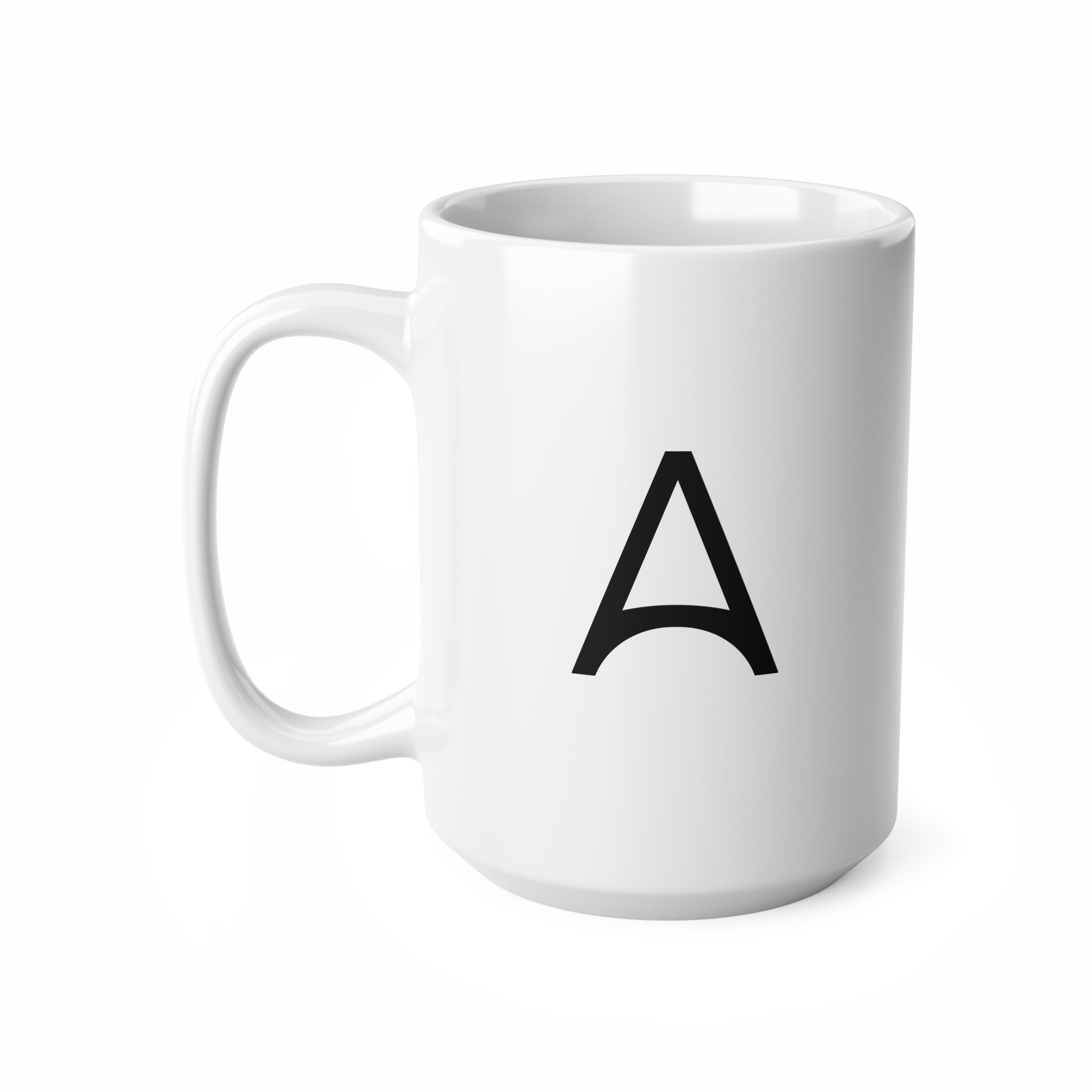 Monogram 'A' Ceramic Coffee Mug