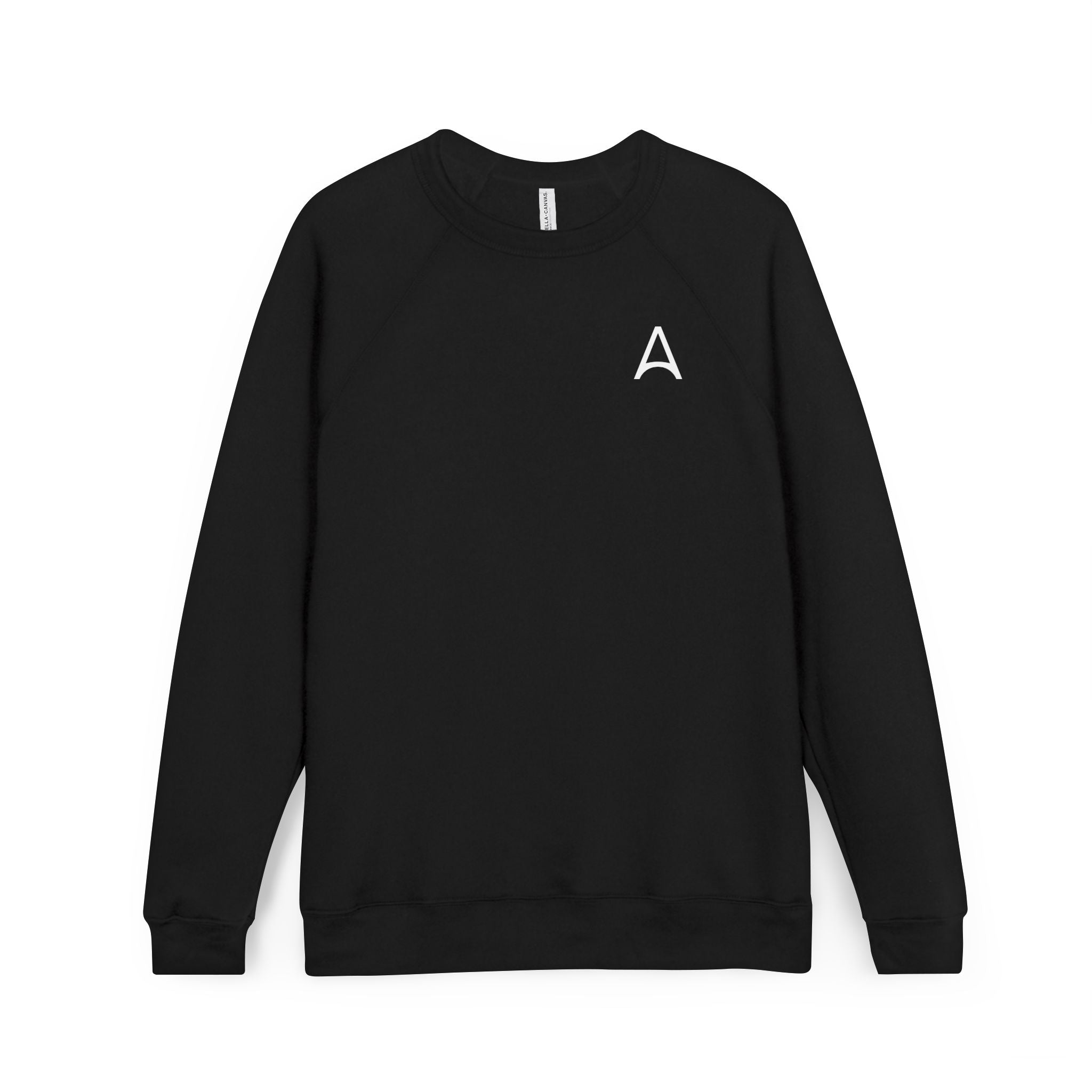 Minimal Back Logo Raglan Crewneck