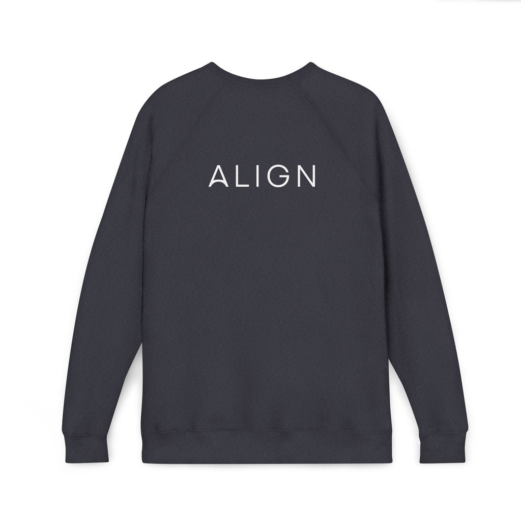 Minimal Back Logo Raglan Crewneck