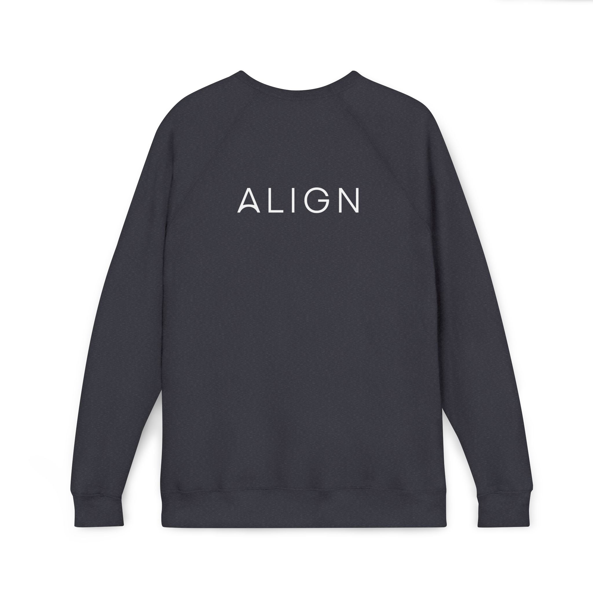 Minimal Back Logo Raglan Crewneck