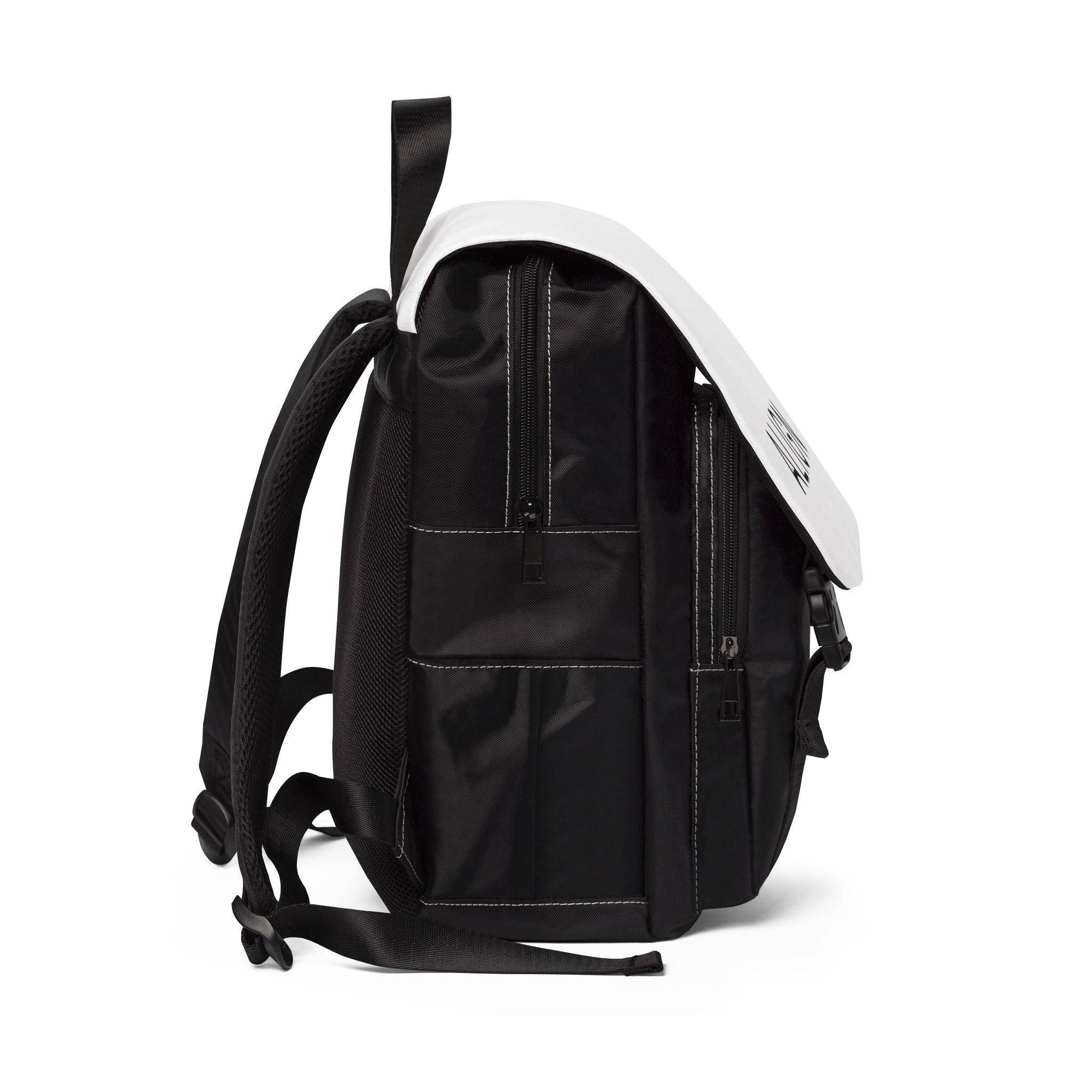 Casual Shoulder Backpack in Black