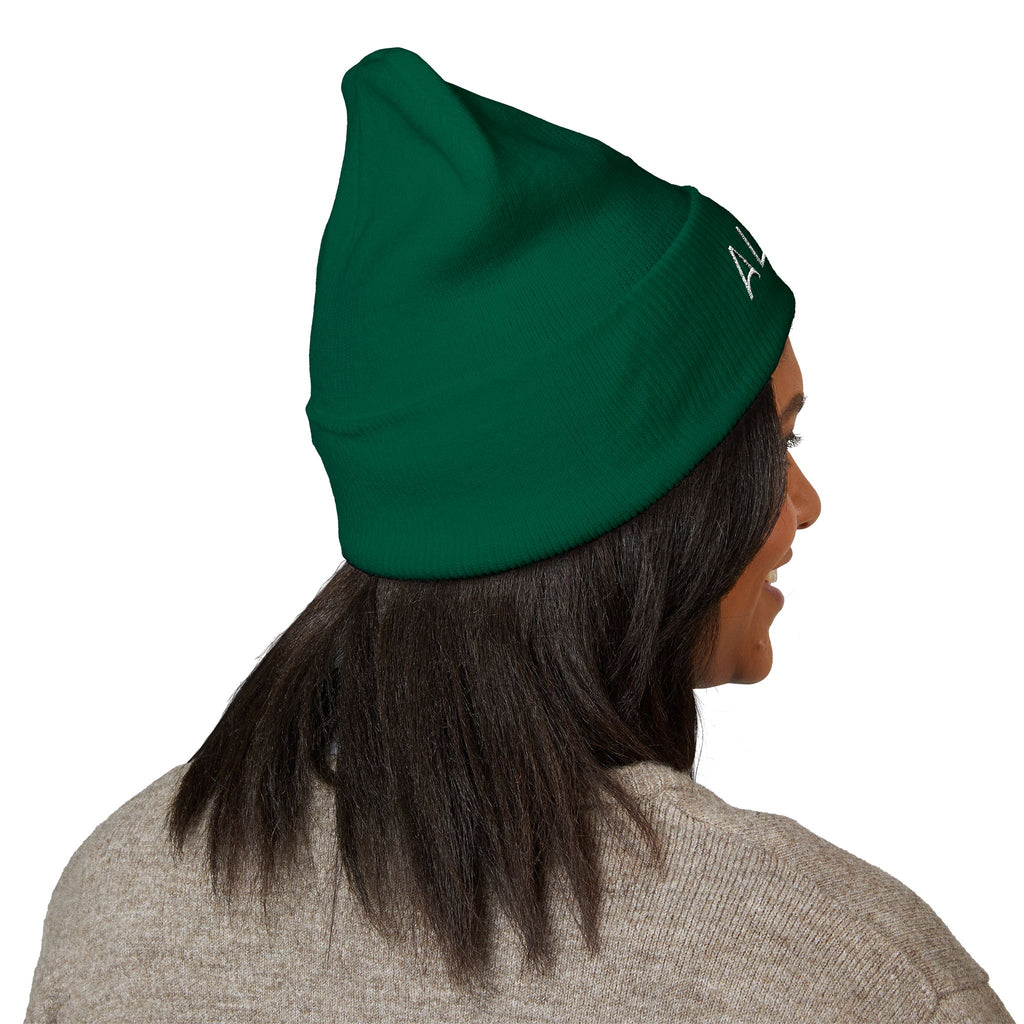 Embroidered Cuffed Beanie