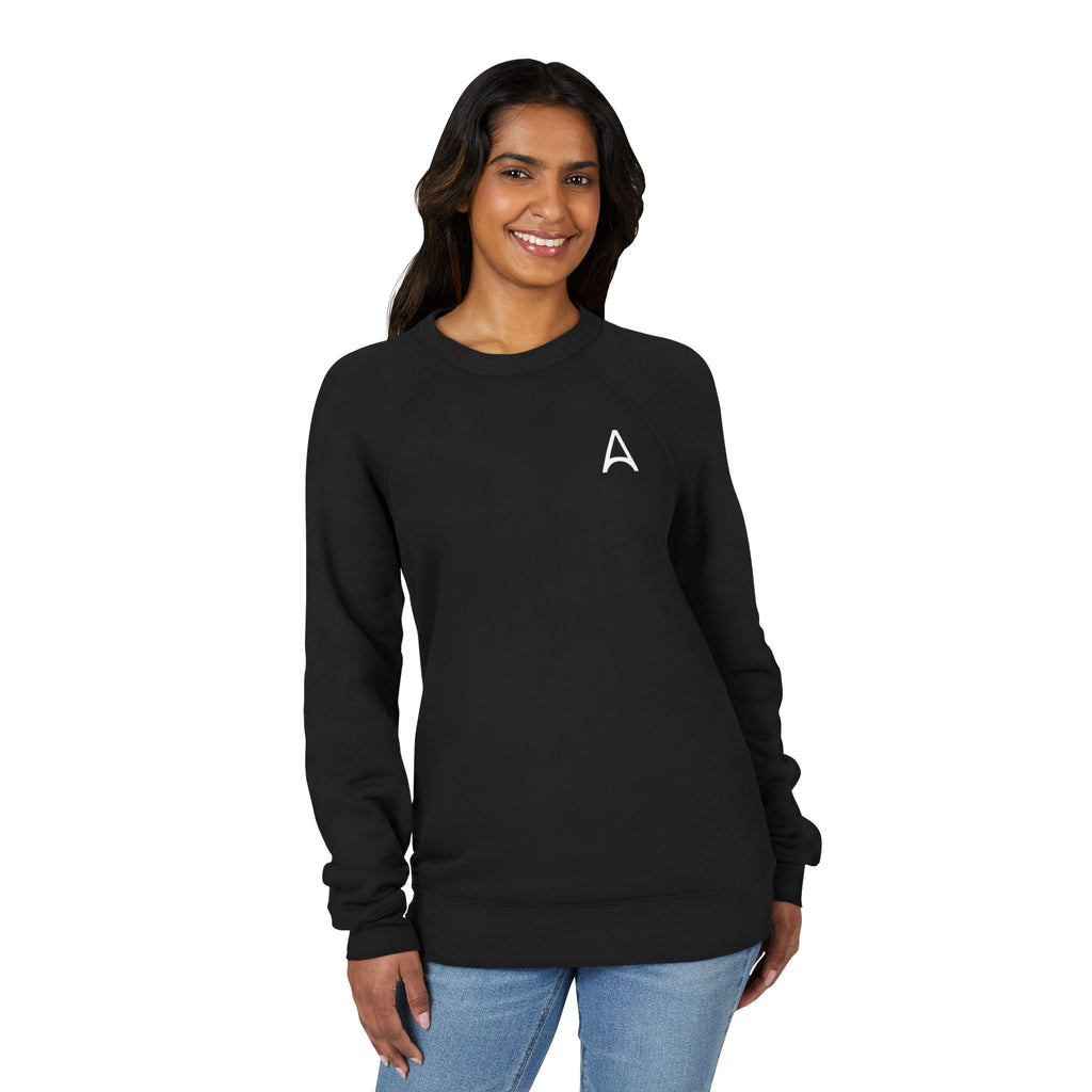 Minimal Back Logo Raglan Crewneck