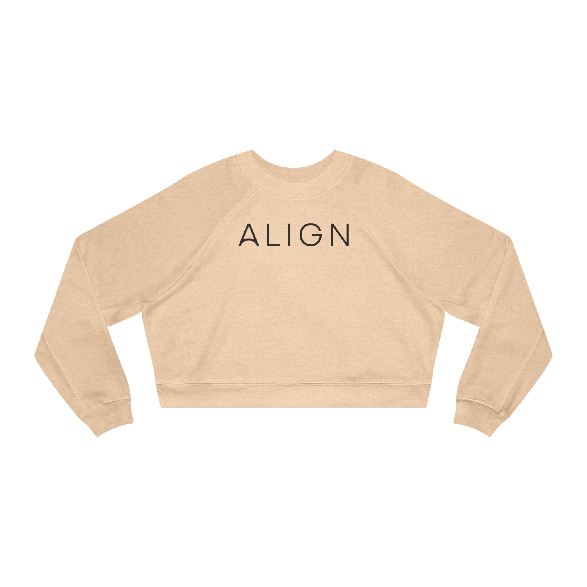 Cropped Pullover - Women's Cozy Fleece Sweatshirt