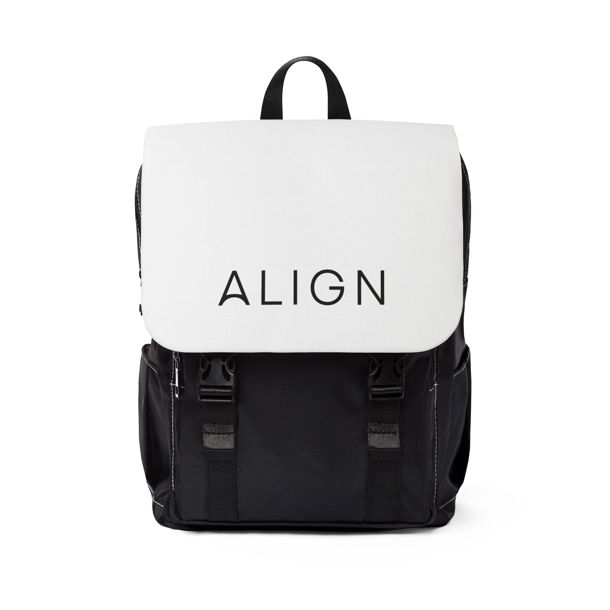 Casual Shoulder Backpack in Black