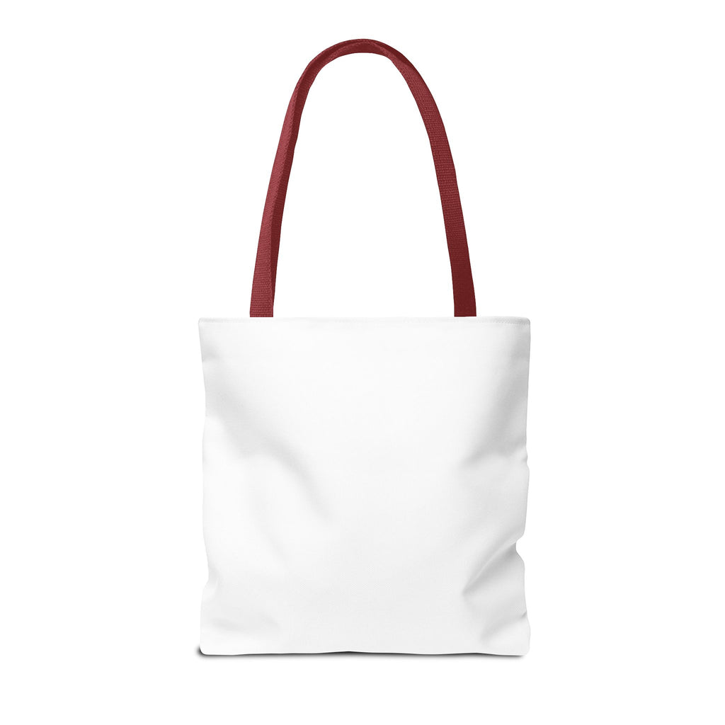 Monogram 'A' Minimalist White Tote Bag