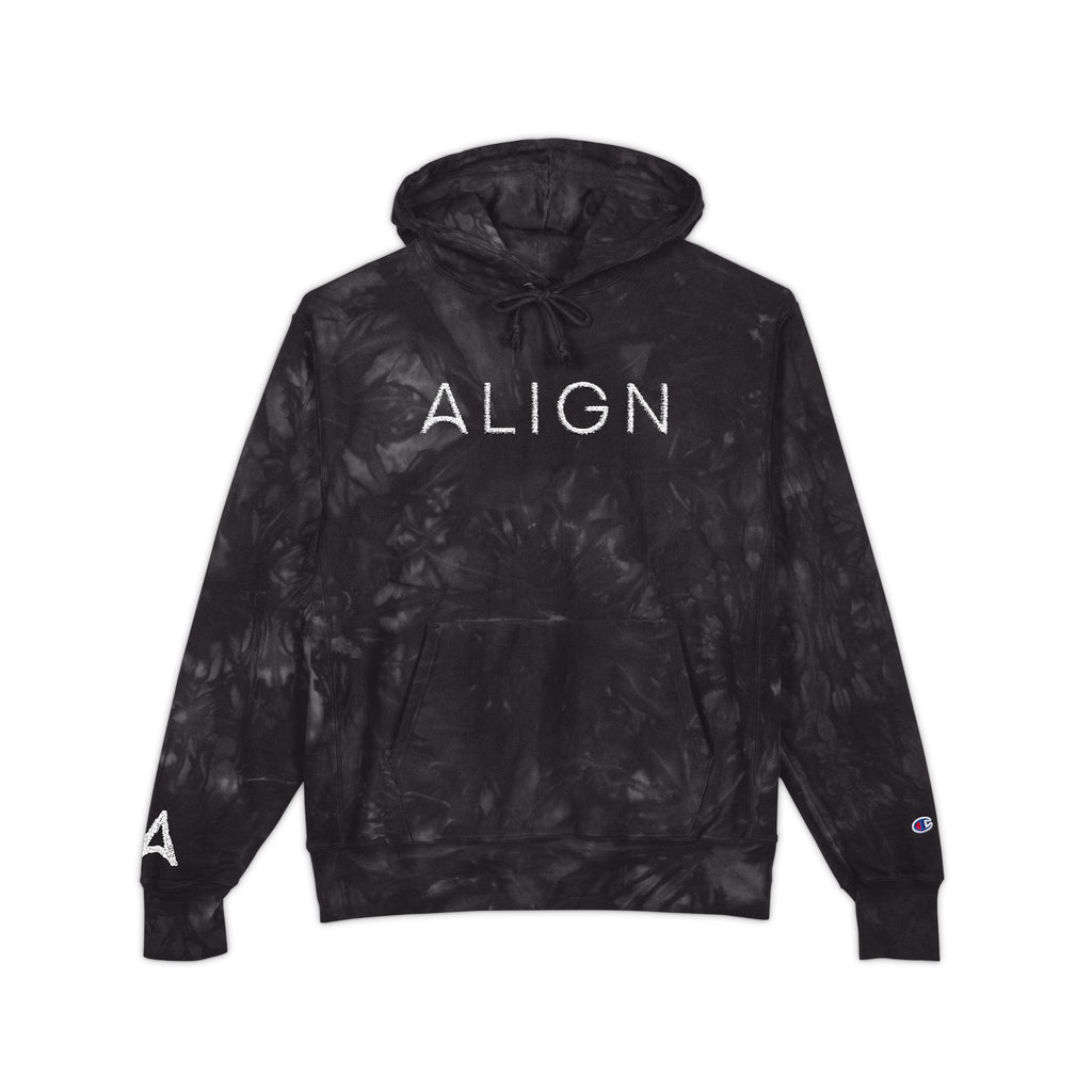 Align Embroidered Tie-Dye Hoodie
