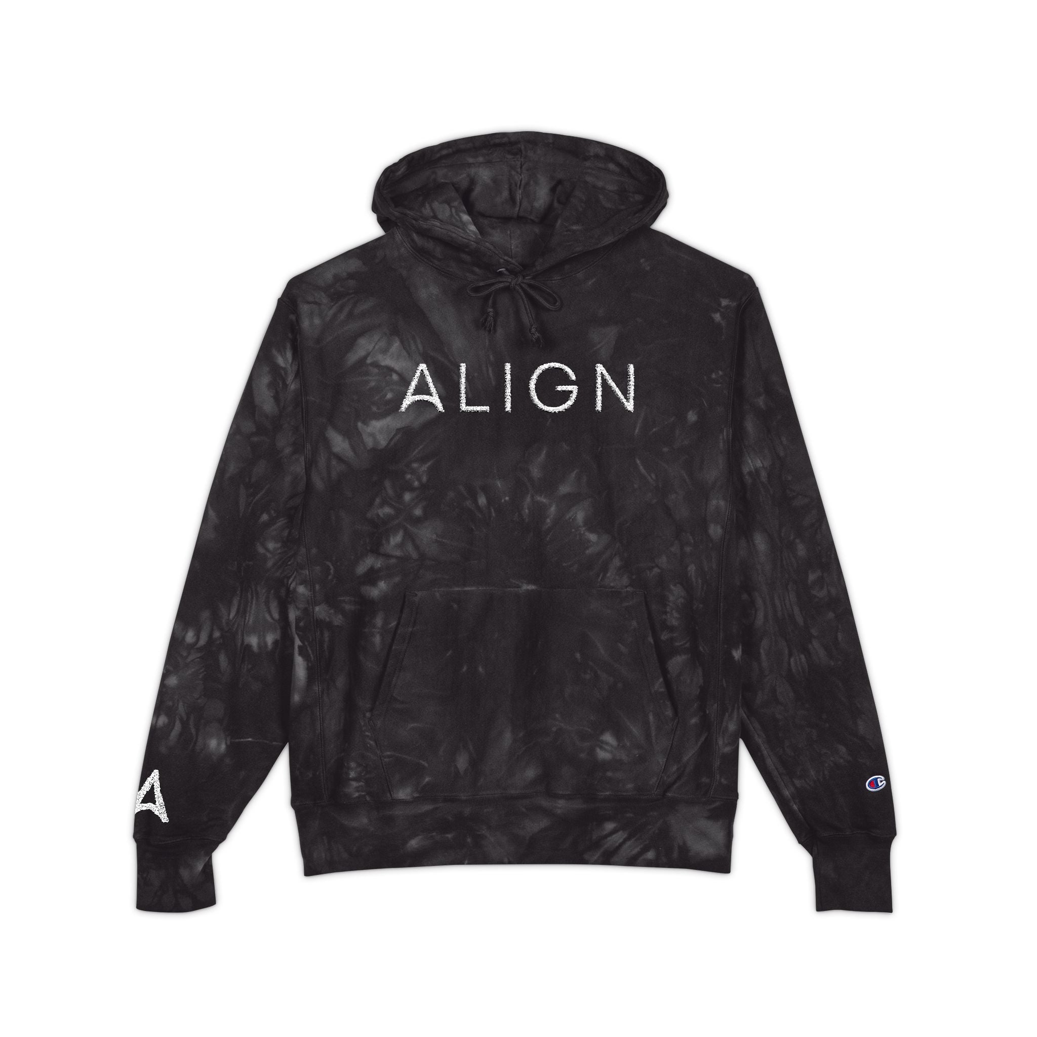 Align Embroidered Tie-Dye Hoodie