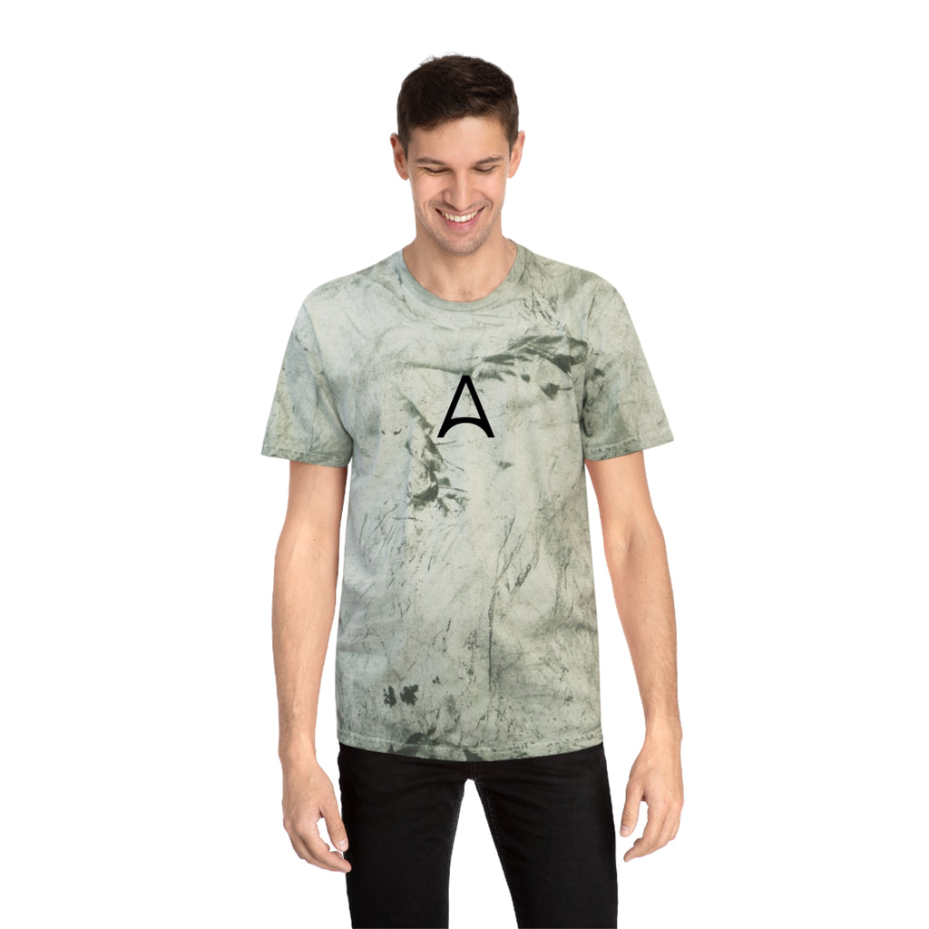 Tie-Dye Initial 'A' T-Shirt