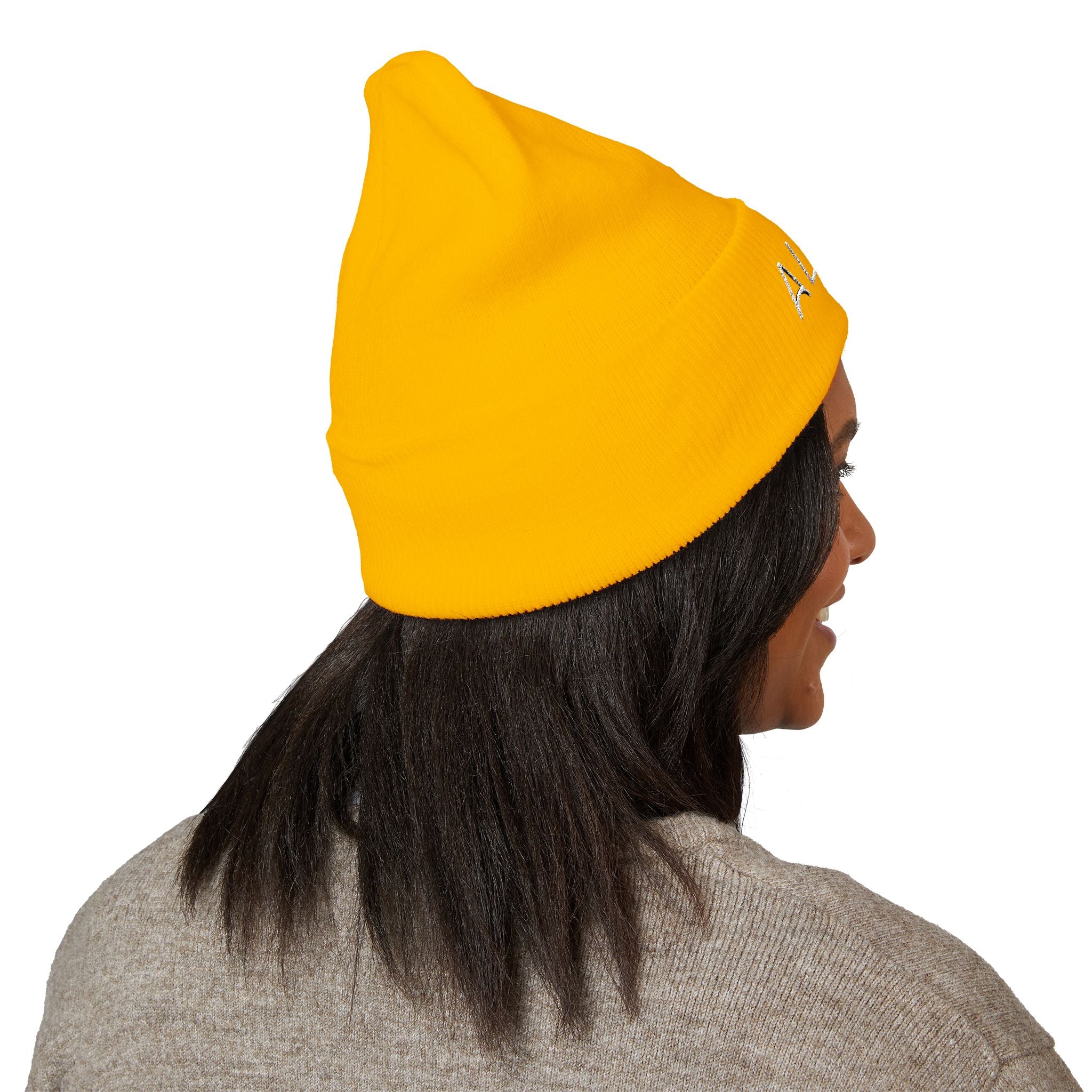 Embroidered Cuffed Beanie
