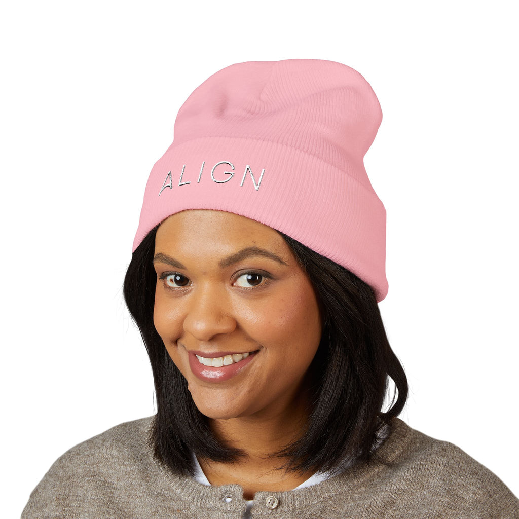 Embroidered Cuffed Beanie