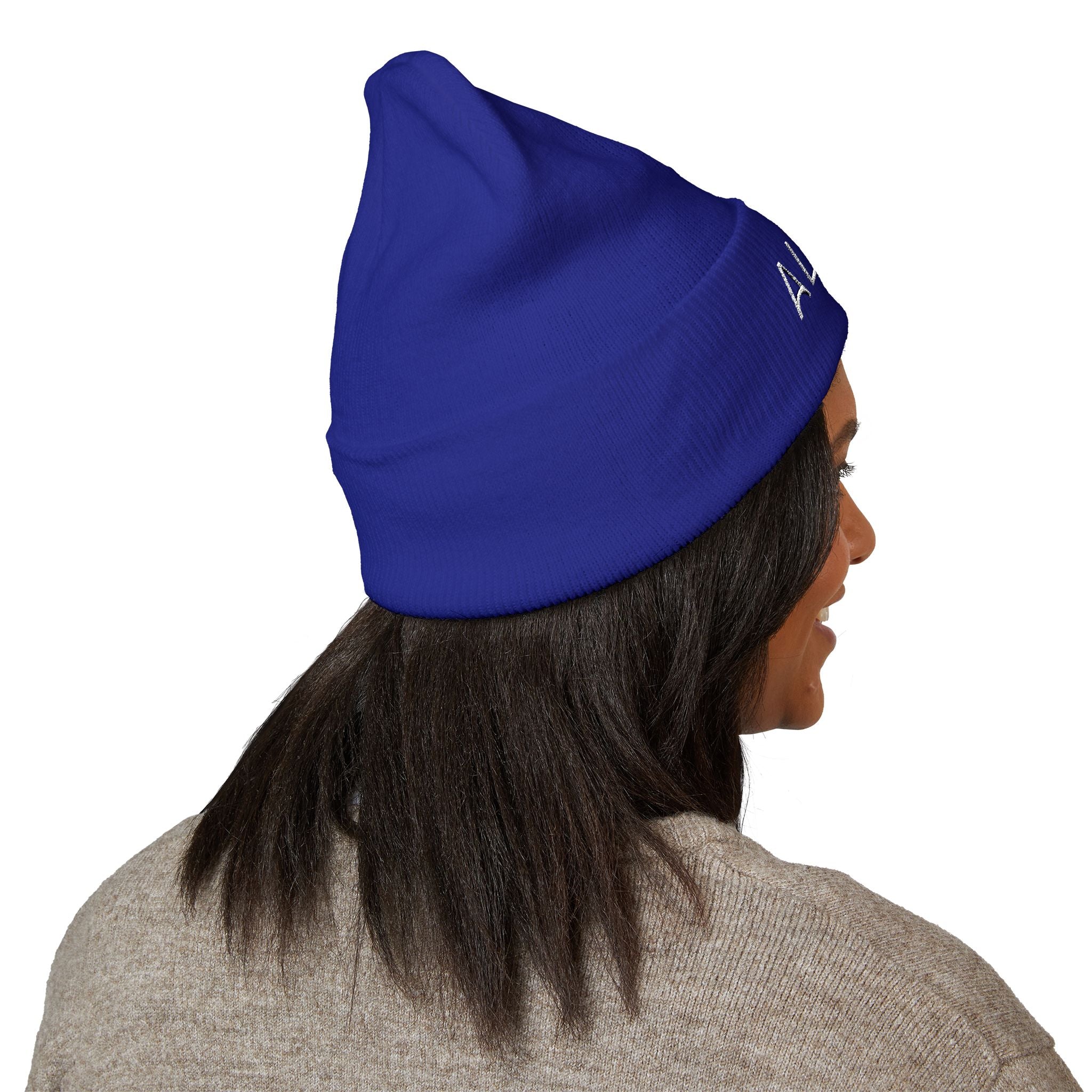 Embroidered Cuffed Beanie