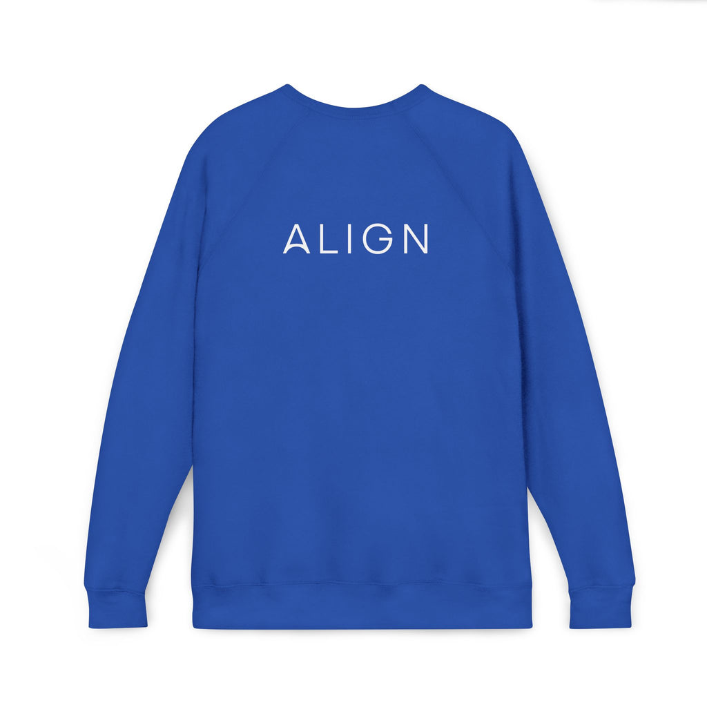 Minimal Back Logo Raglan Crewneck