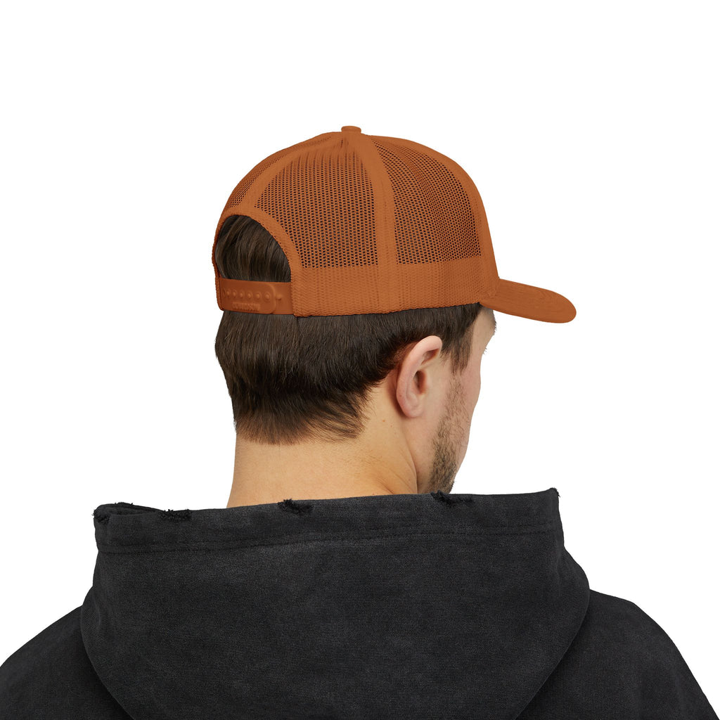 ALIGN Trucker Cap – Mesh Snapback Hat with Minimalist Motivational Text