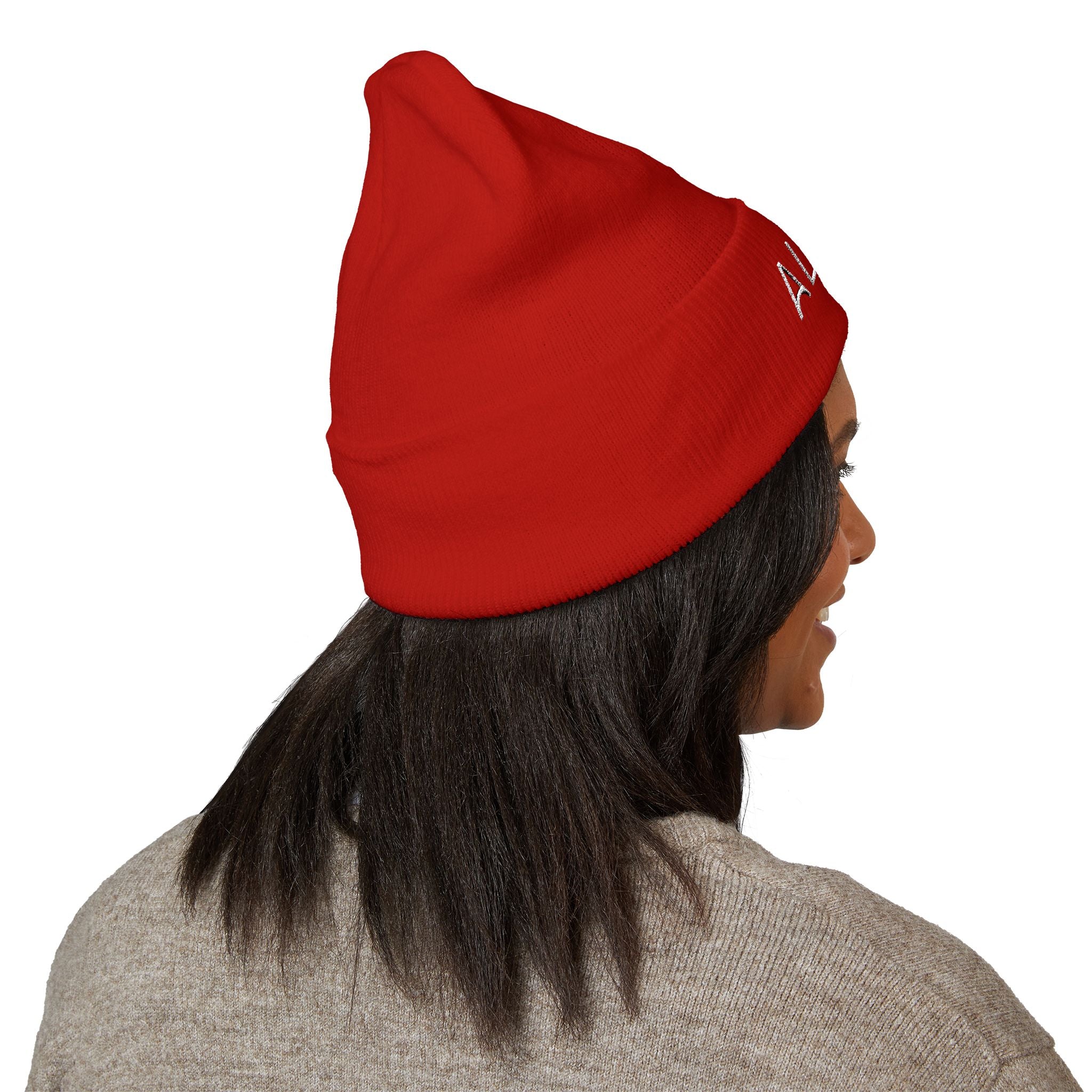 Embroidered Cuffed Beanie