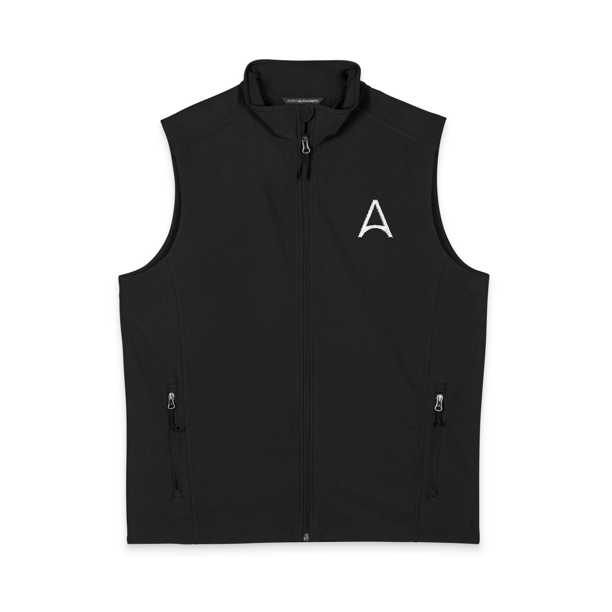 Men's Black Soft Shell Vest