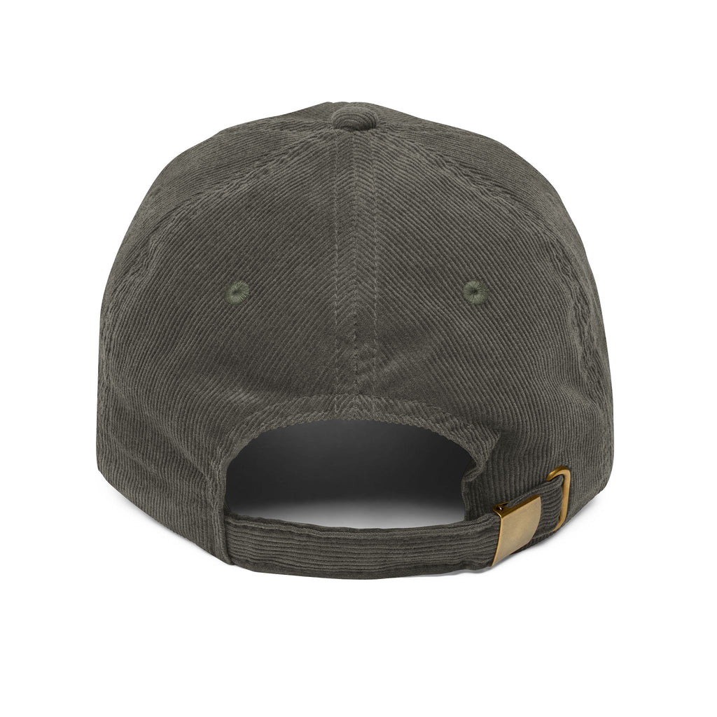Embroidered Corduroy Cap
