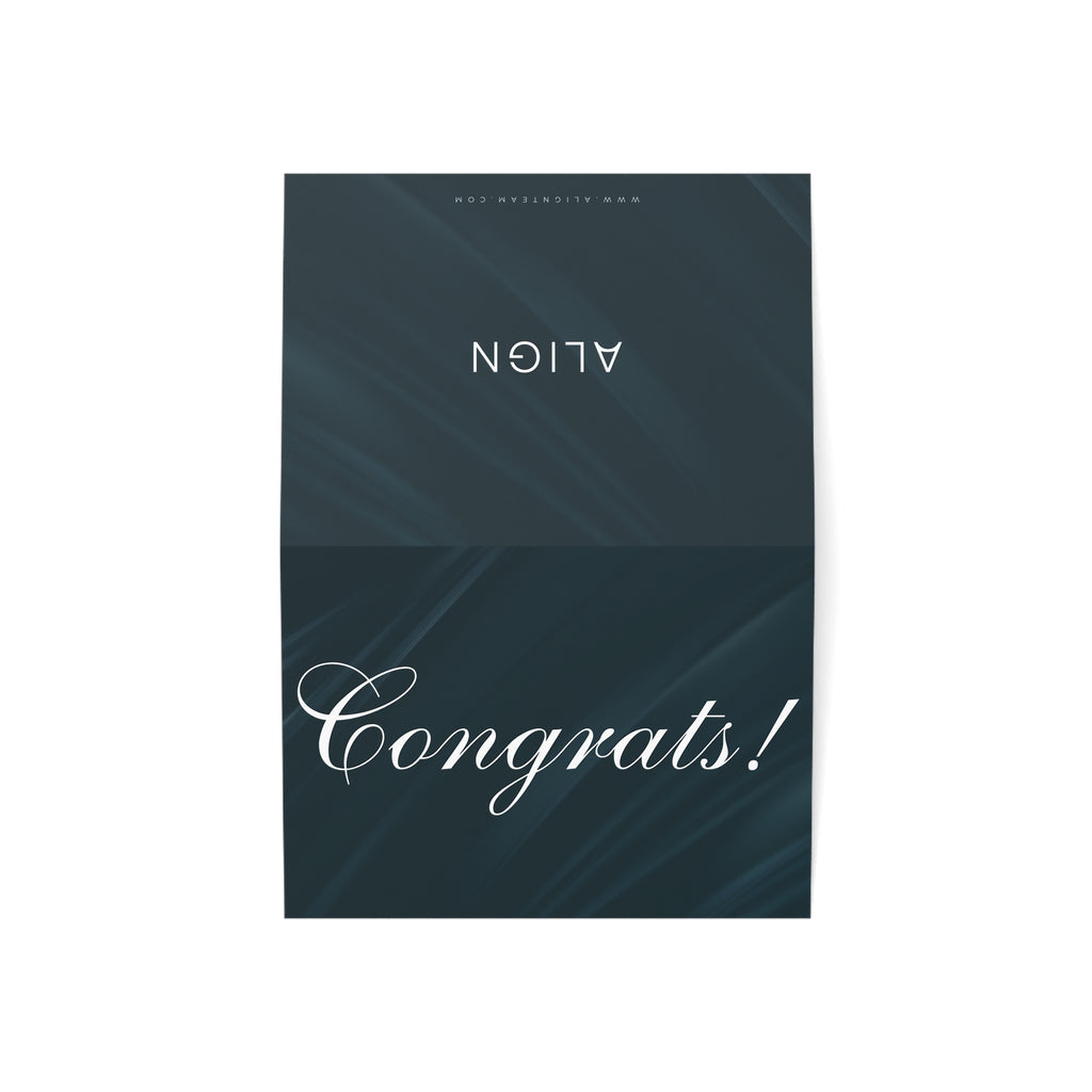 Align Congratulations Cards