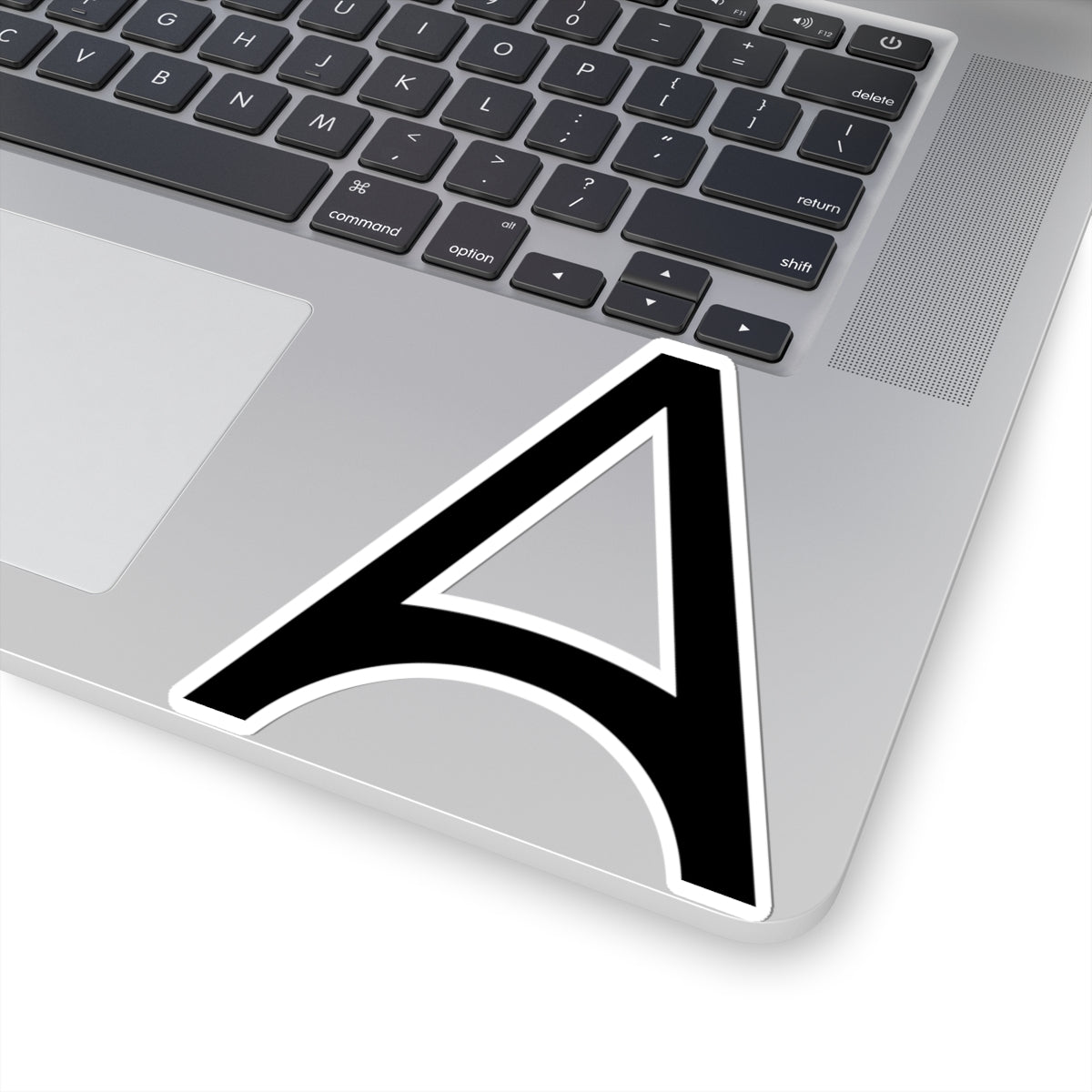 Black "A" Kiss-Cut Sticker
