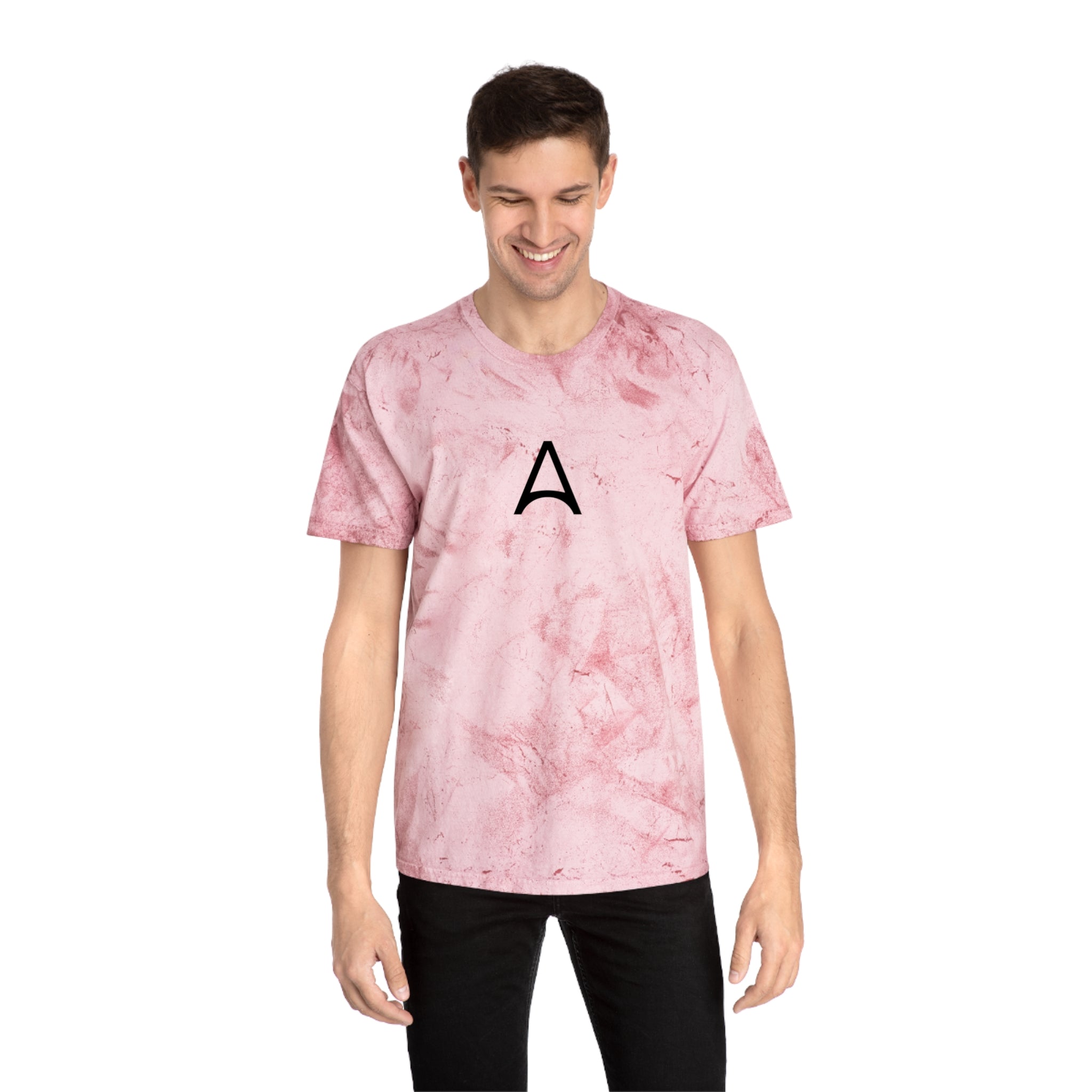 Tie-Dye Initial 'A' T-Shirt