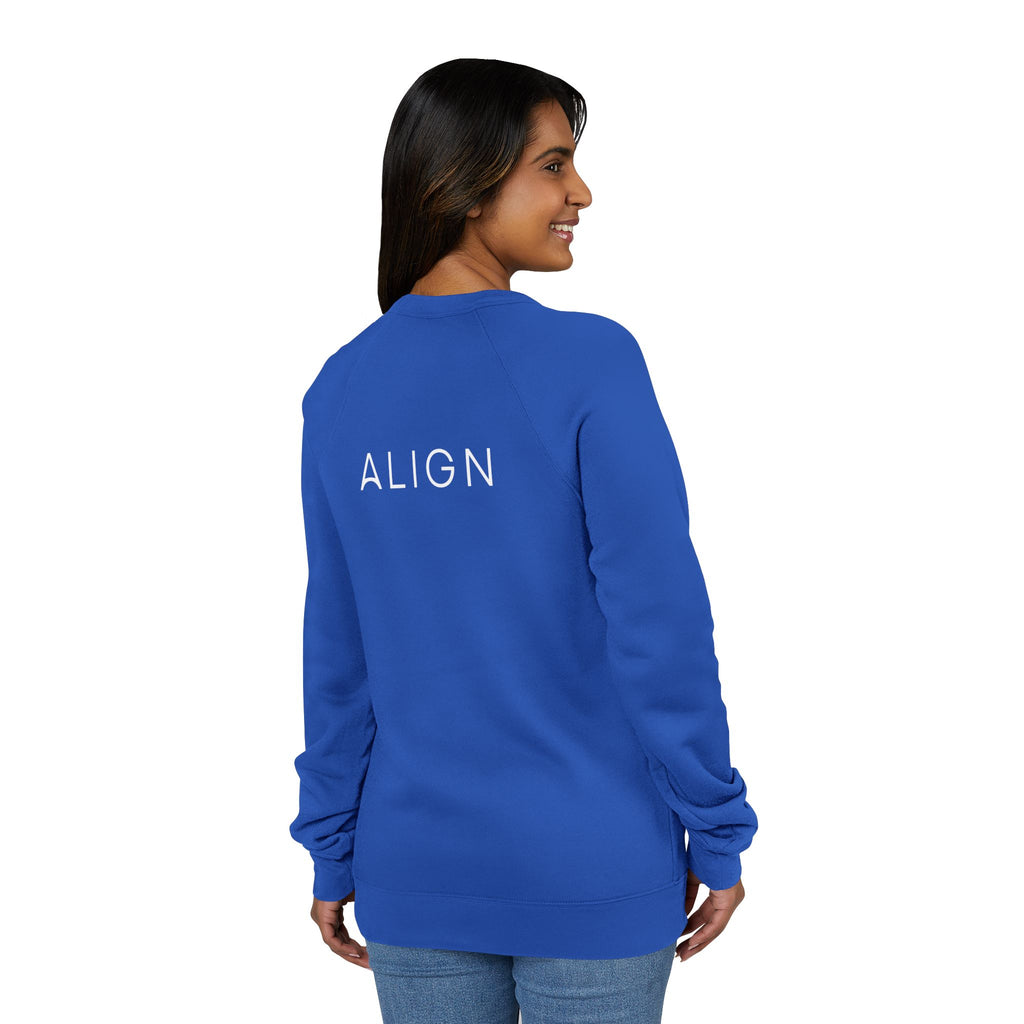 Minimal Back Logo Raglan Crewneck