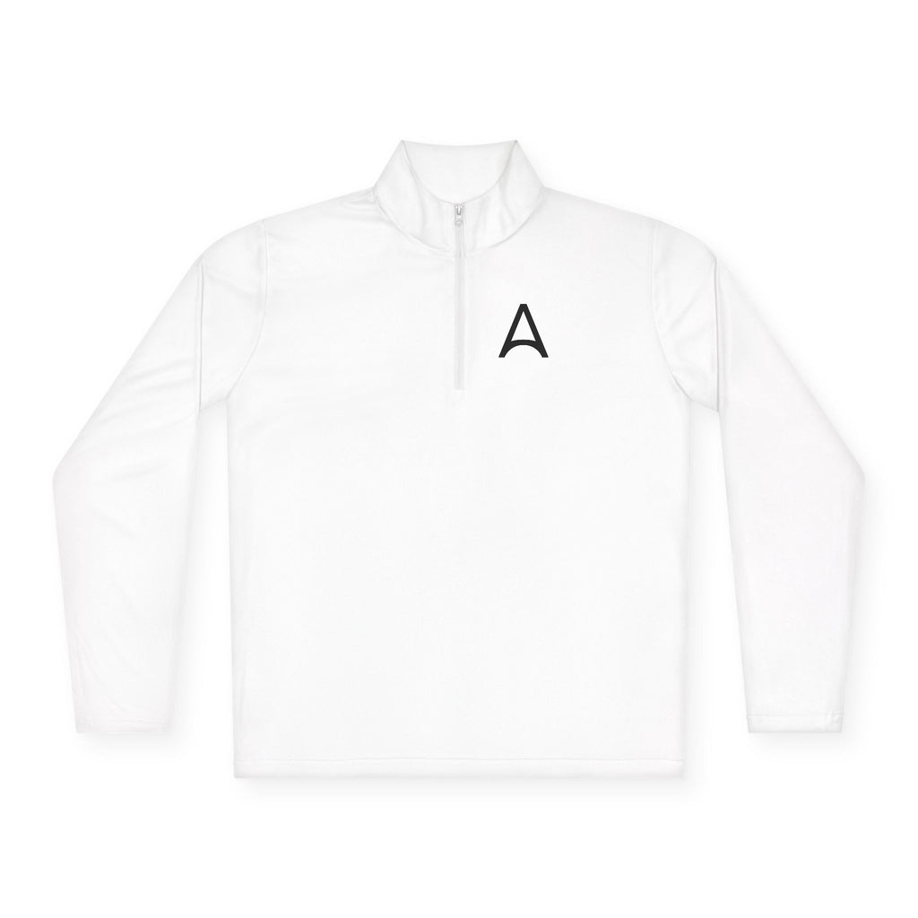 Monogram A Quarter-Zip Pullover