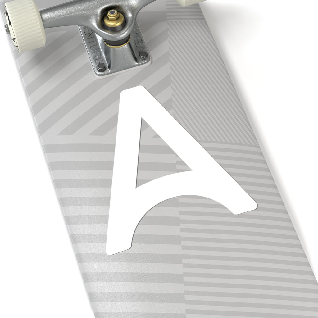 White "A" Kiss-Cut Sticker