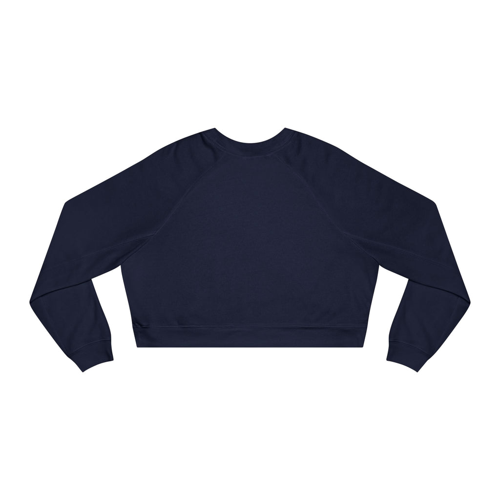 Cropped Pullover - Women's Cozy Fleece Sweatshirt