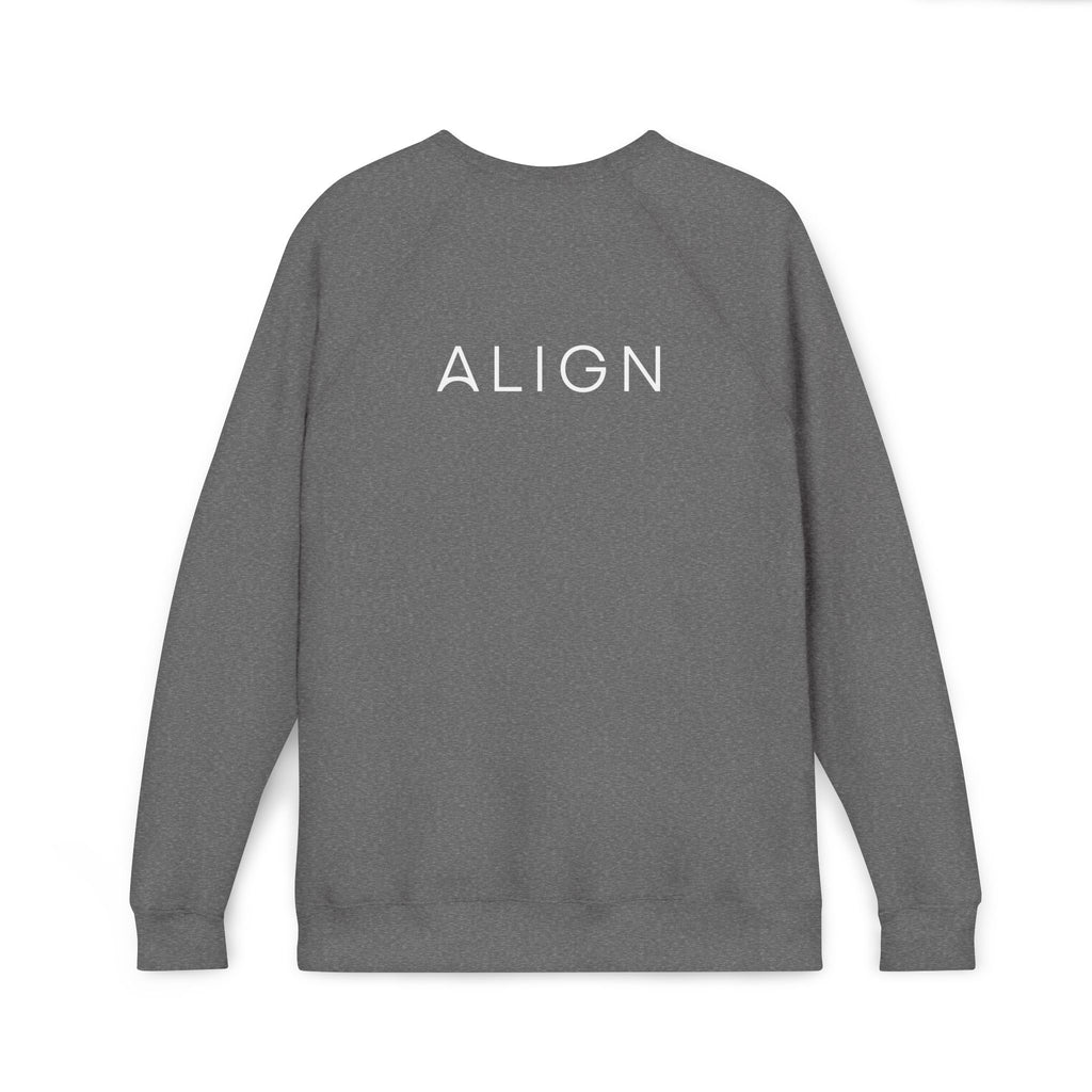Minimal Back Logo Raglan Crewneck