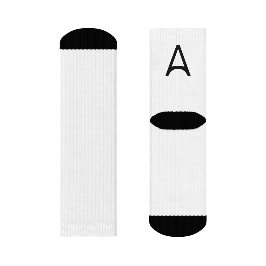 White Crew Socks