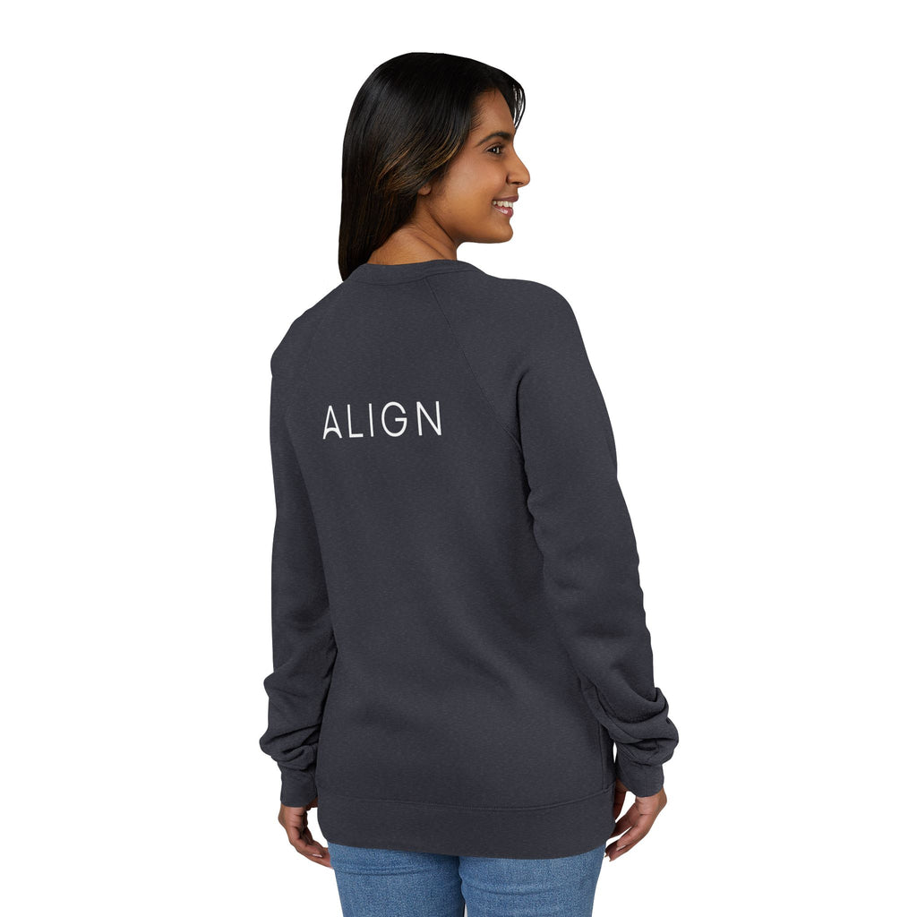 Minimal Back Logo Raglan Crewneck