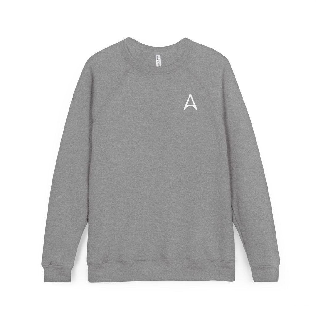 Minimal Back Logo Raglan Crewneck