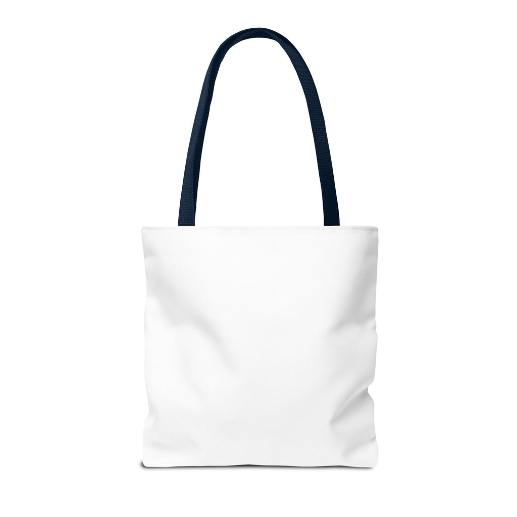 Monogram 'A' Minimalist White Tote Bag