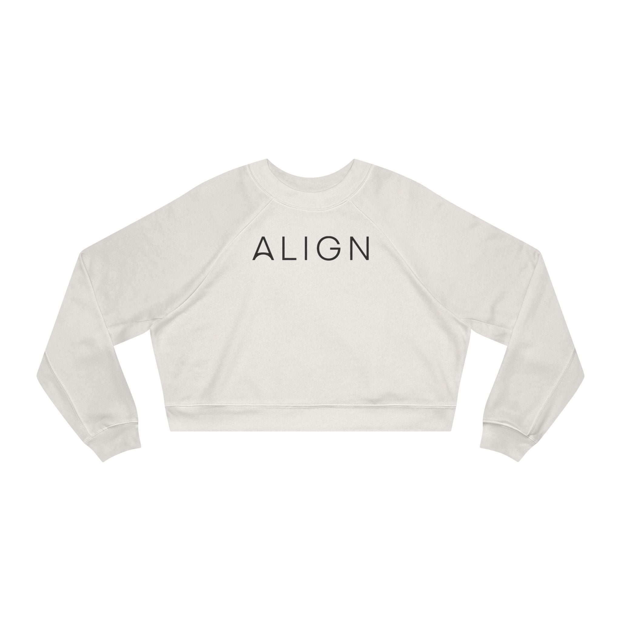 Cropped Pullover - Women's Cozy Fleece Sweatshirt