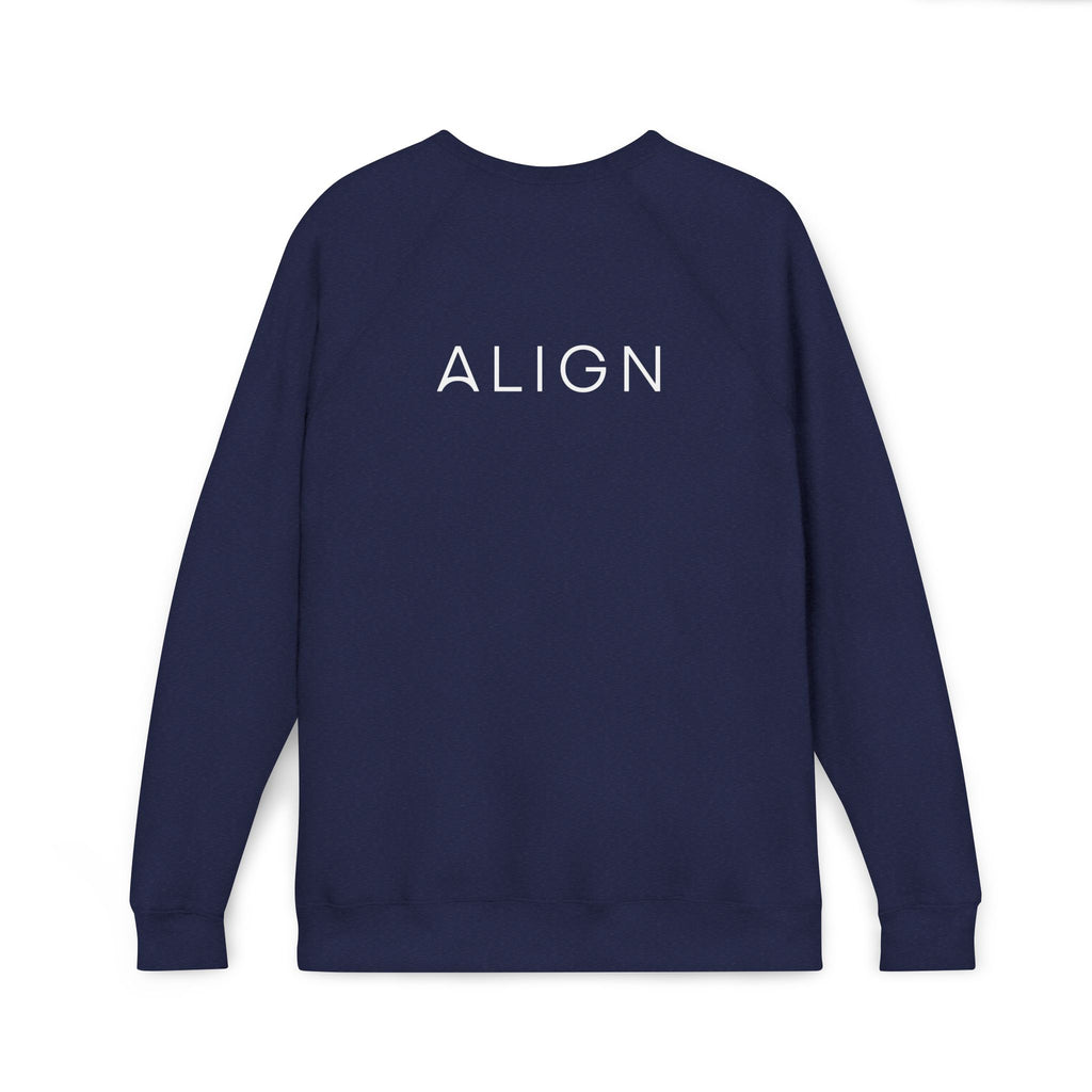 Minimal Back Logo Raglan Crewneck