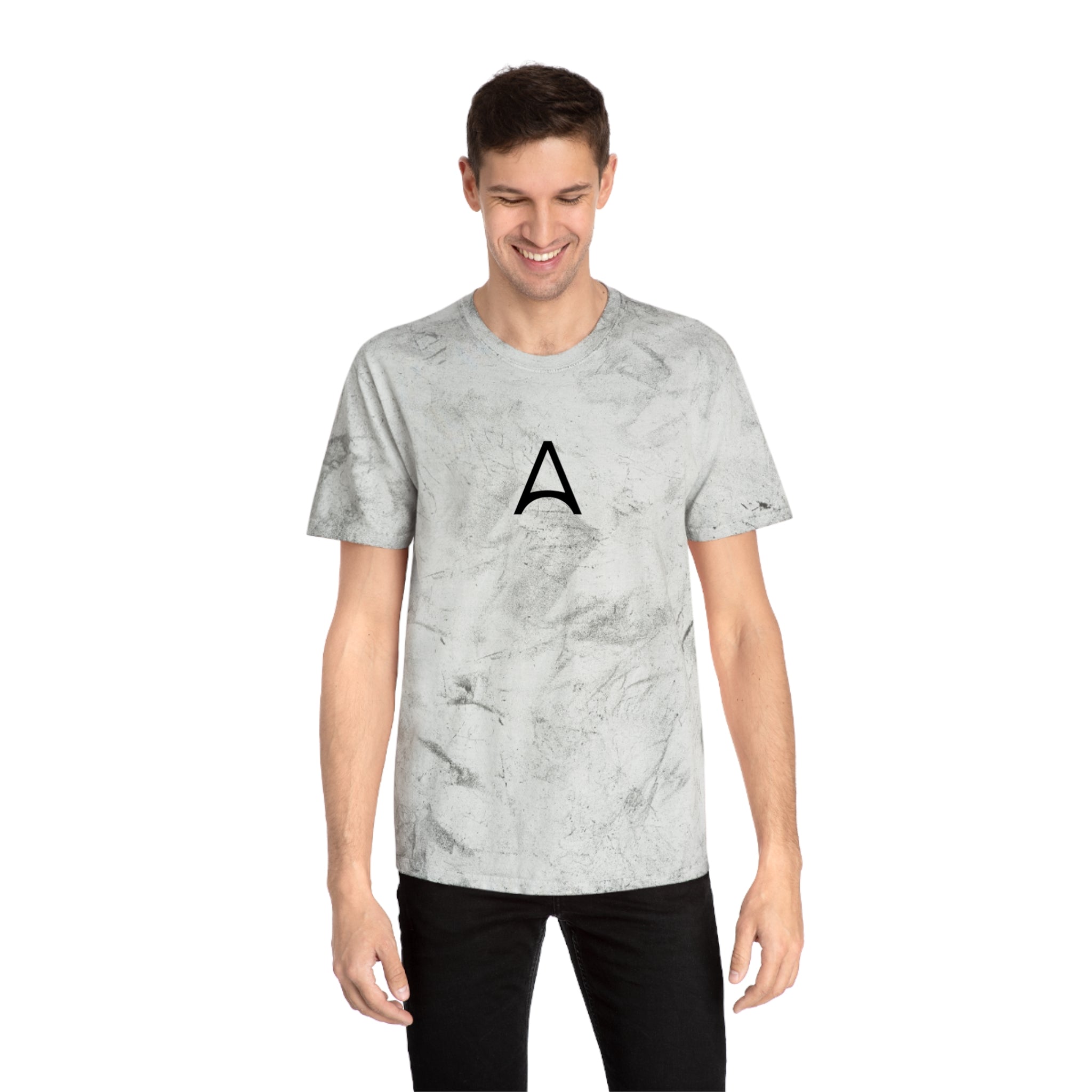 Tie-Dye Initial 'A' T-Shirt