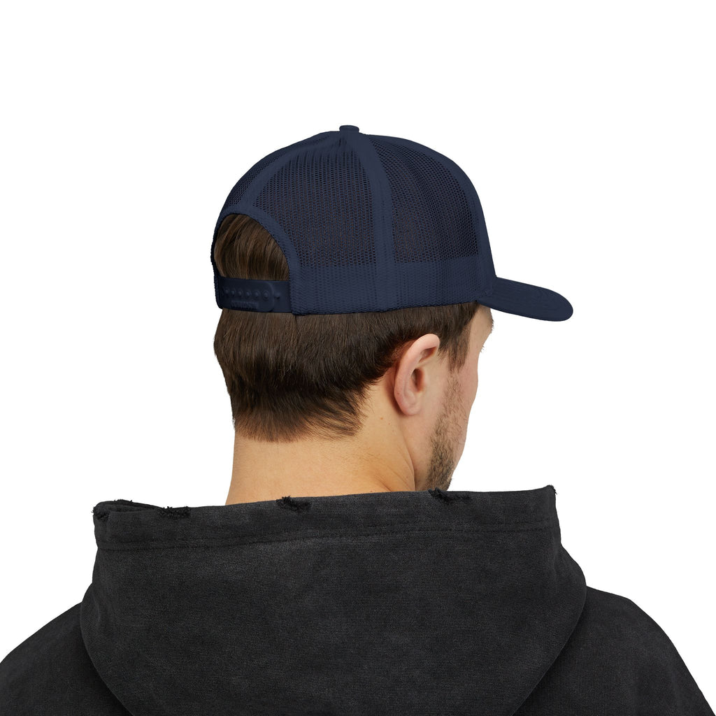 ALIGN Trucker Cap – Mesh Snapback Hat with Minimalist Motivational Text