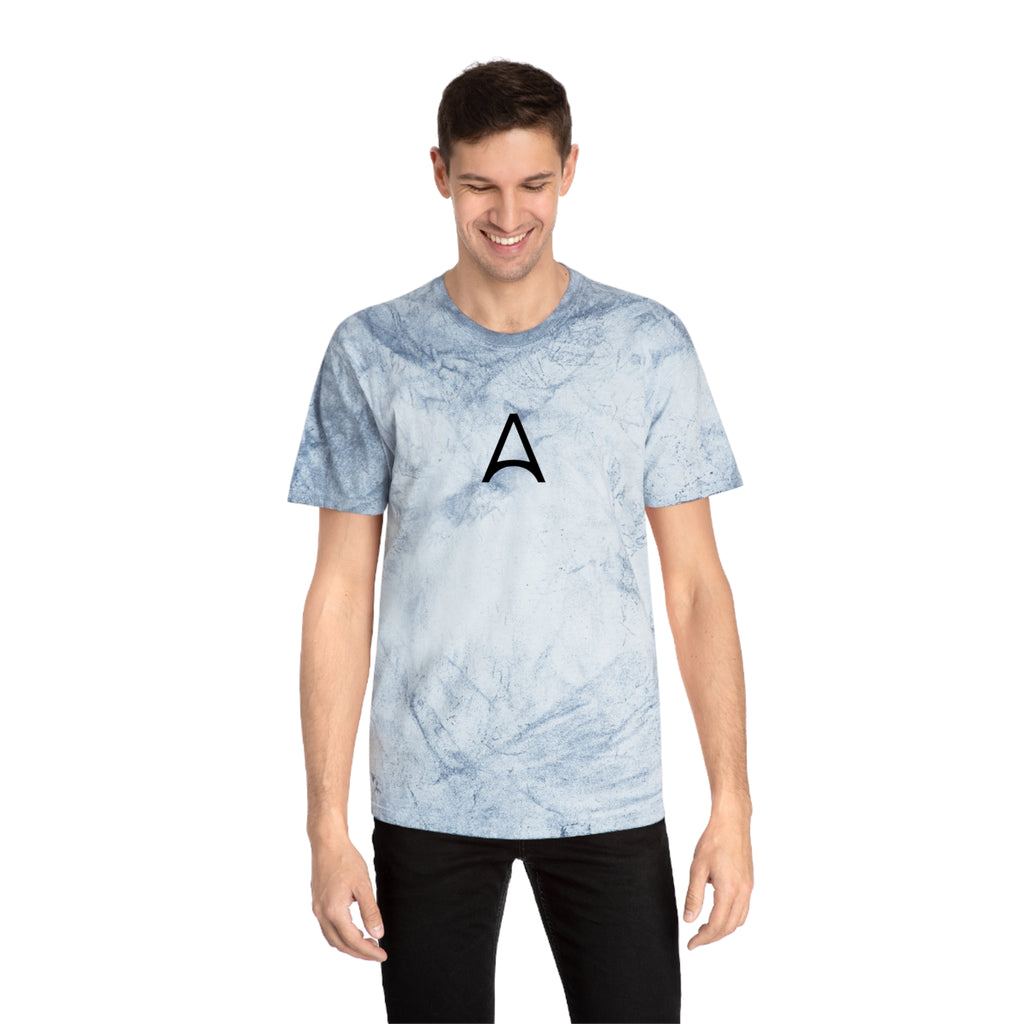 Tie-Dye Initial 'A' T-Shirt