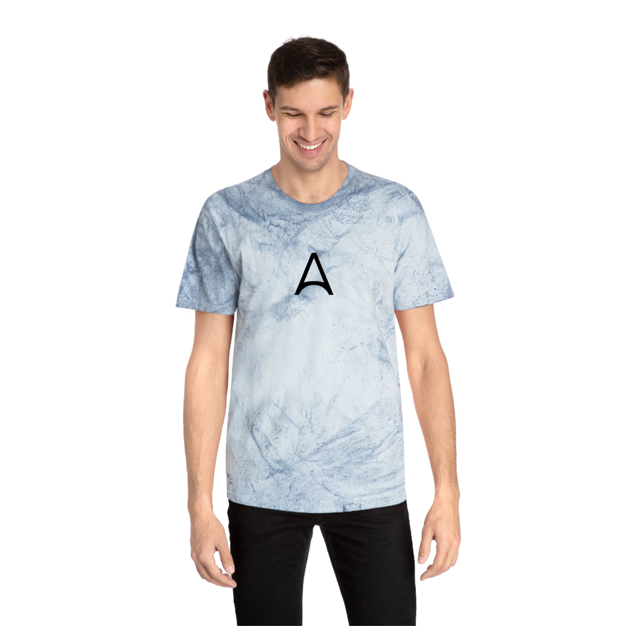 Tie-Dye Initial 'A' T-Shirt