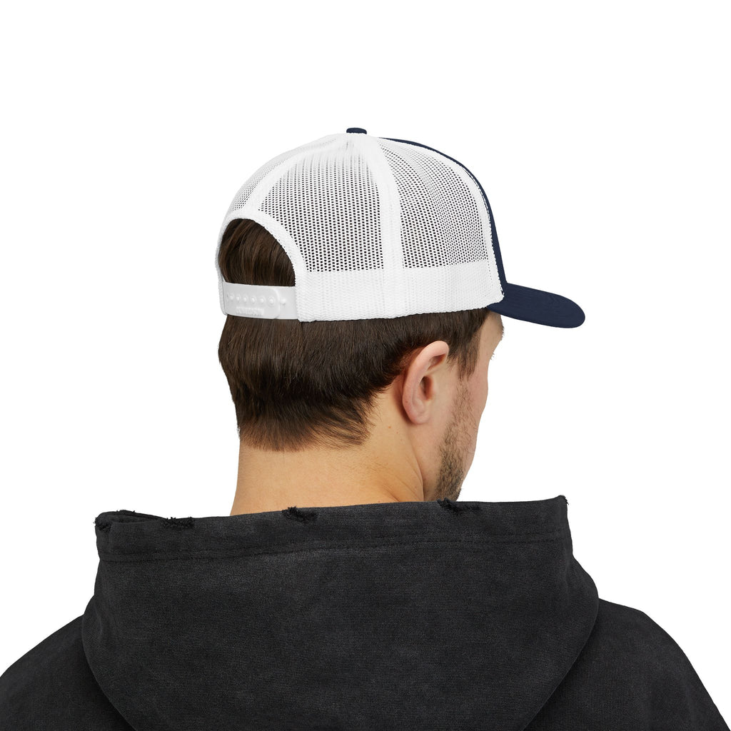 ALIGN Trucker Cap – Mesh Snapback Hat with Minimalist Motivational Text