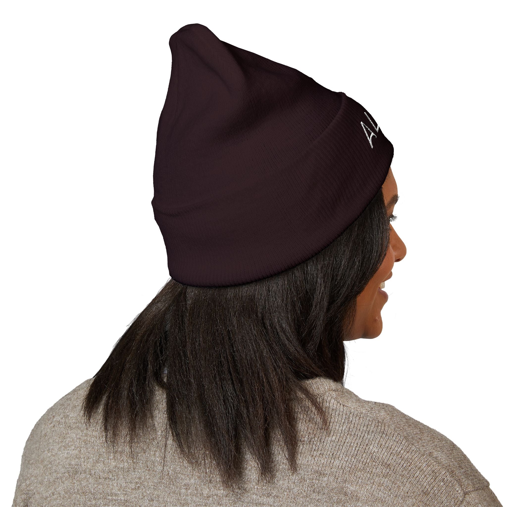 Embroidered Cuffed Beanie