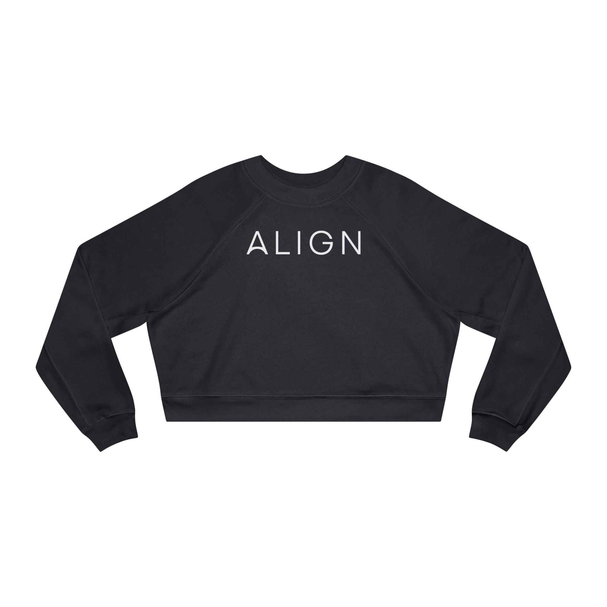 Cropped Pullover - Women's Cozy Fleece Sweatshirt