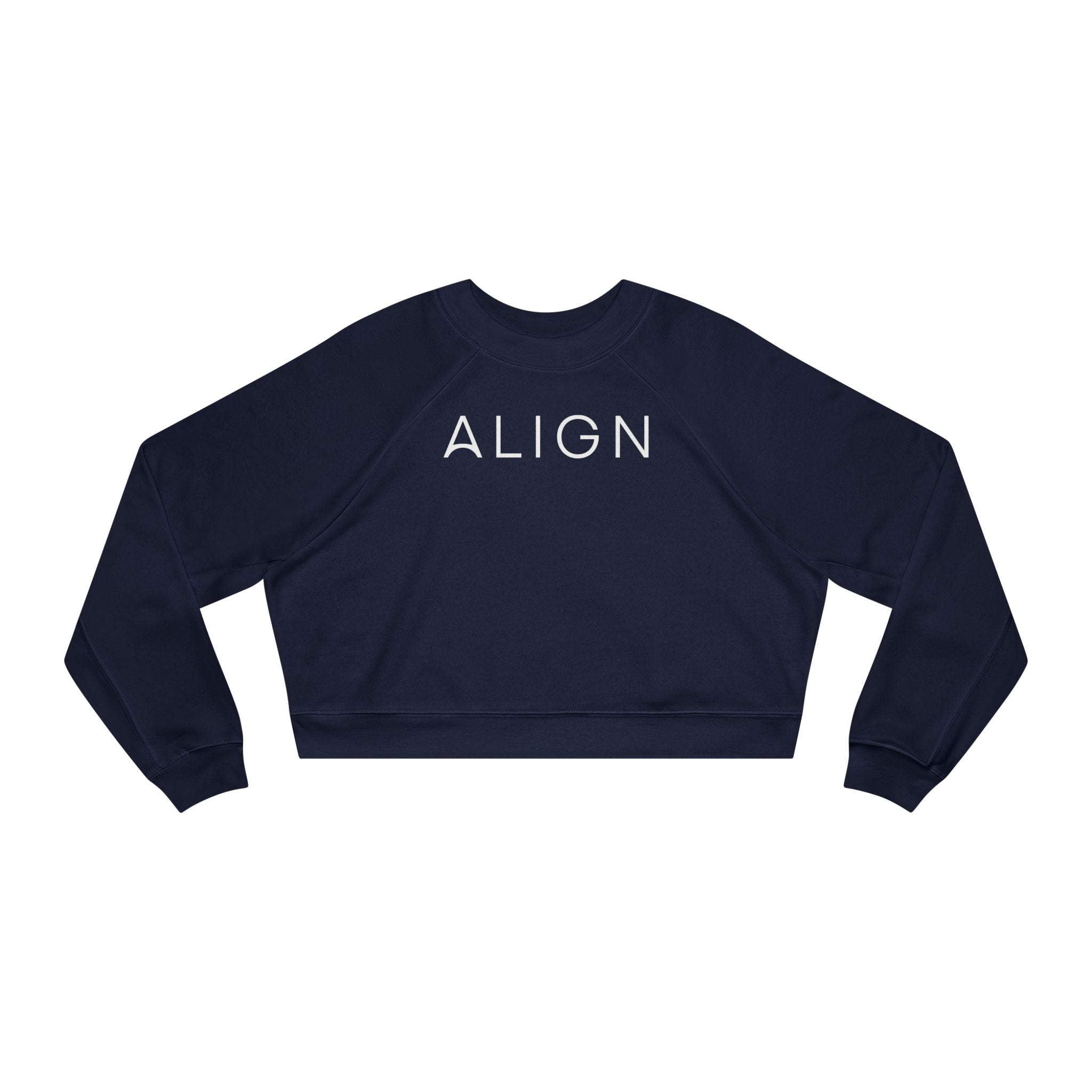 Cropped Pullover - Women's Cozy Fleece Sweatshirt