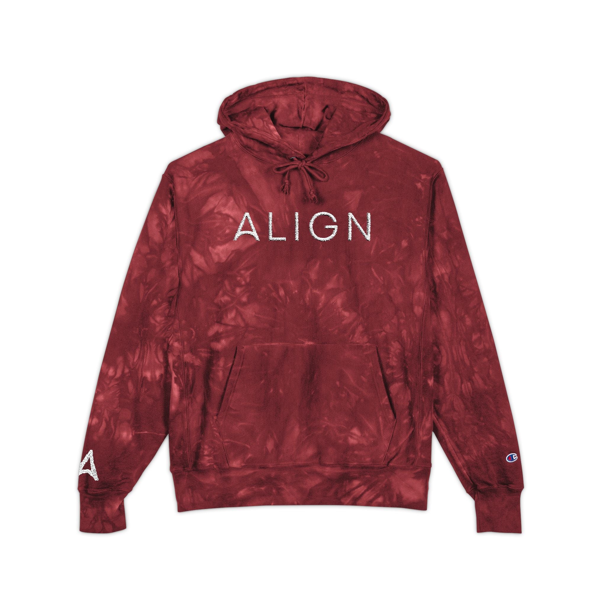 Align Embroidered Tie-Dye Hoodie