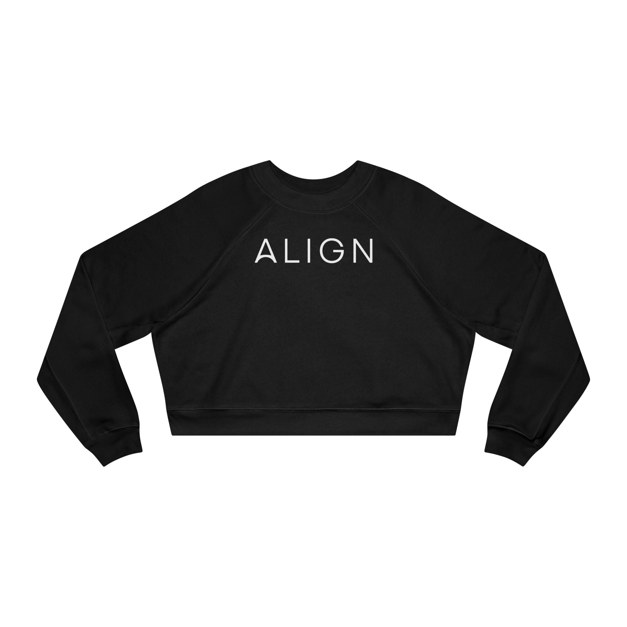 Cropped Pullover - Women's Cozy Fleece Sweatshirt