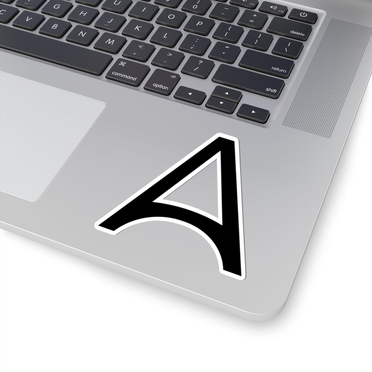 Black "A" Kiss-Cut Sticker